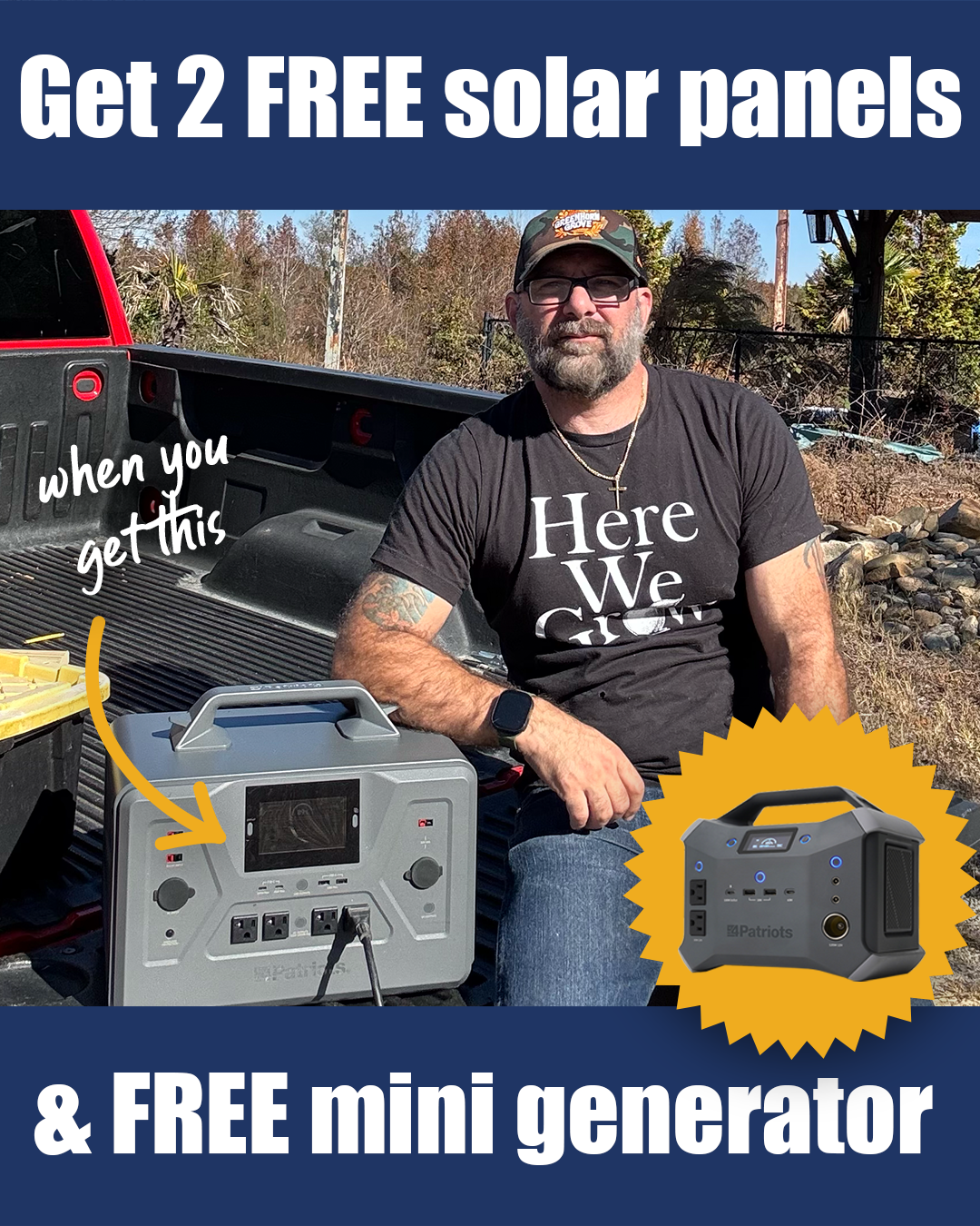 Greenhorn Grove Facebook ad: America’s 250th Birthday Power Bash Deal is LIVE!
