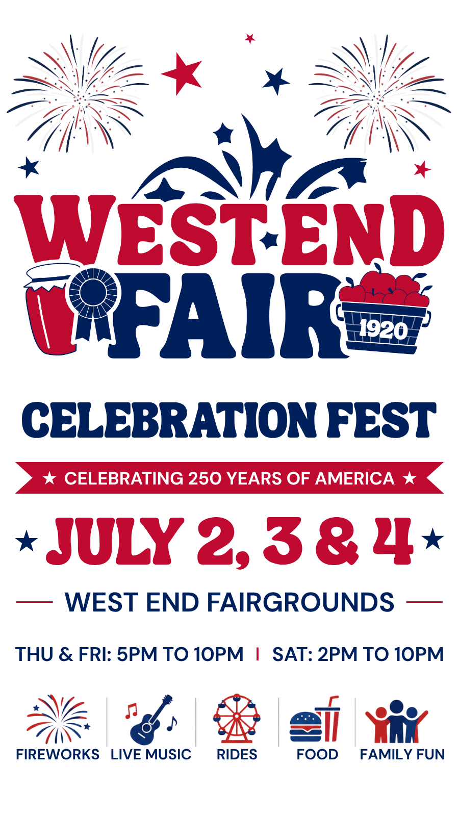The West End Fair Facebook ad from Jun 9, 2026