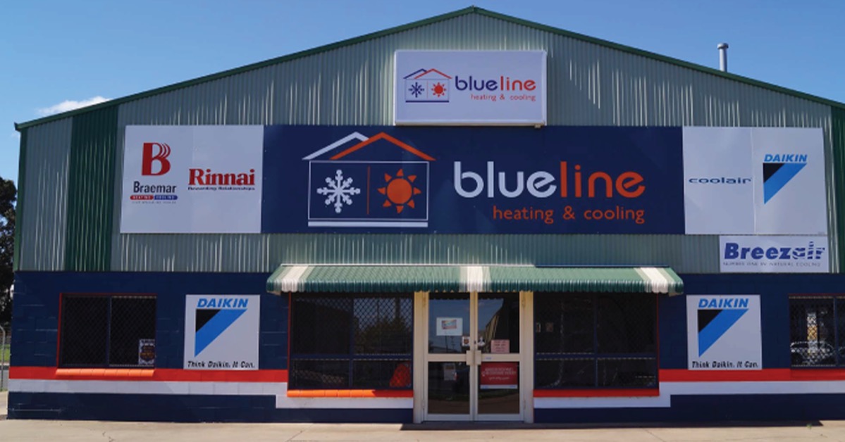 Blueline Heating & Cooling Facebook ad