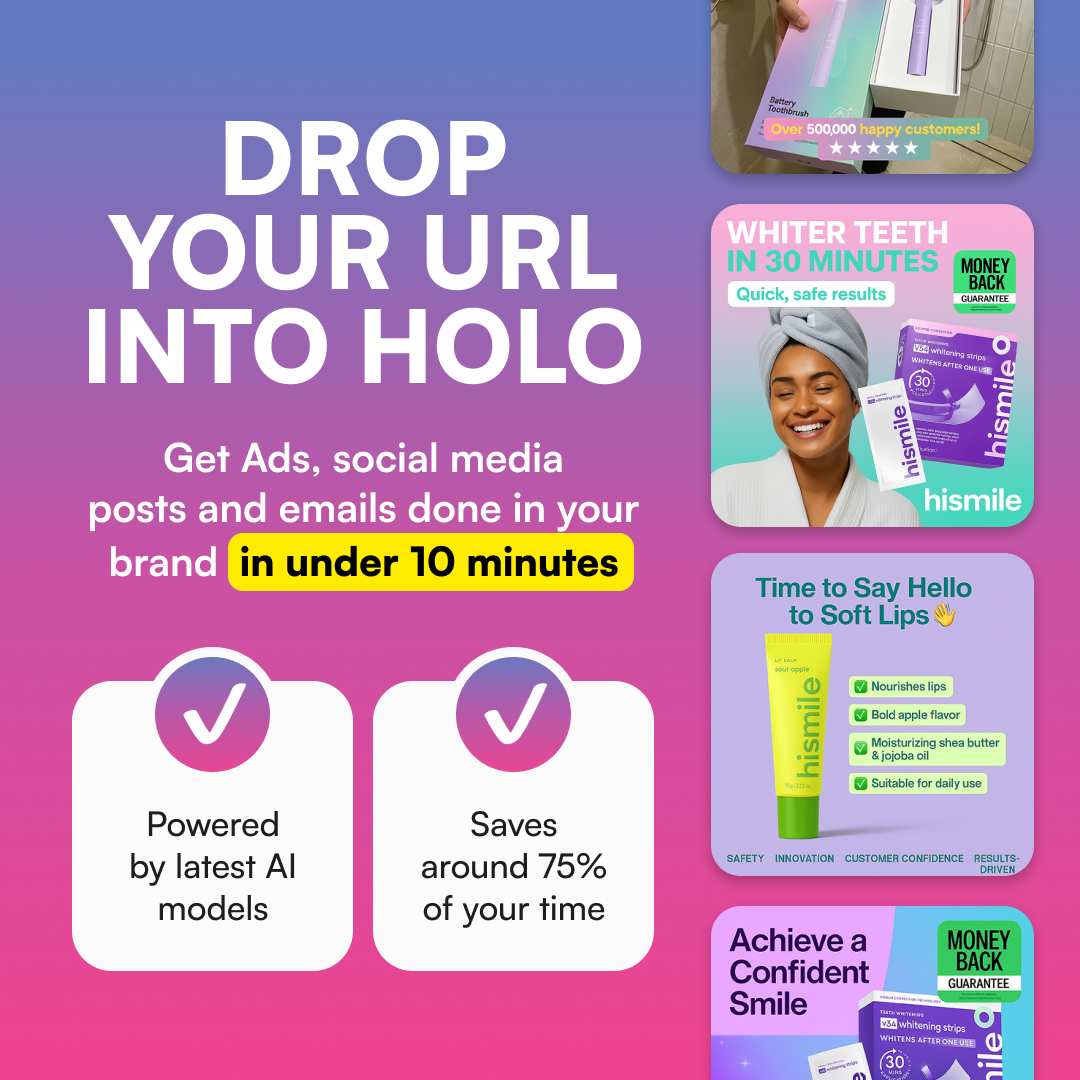 Holo Facebook ad