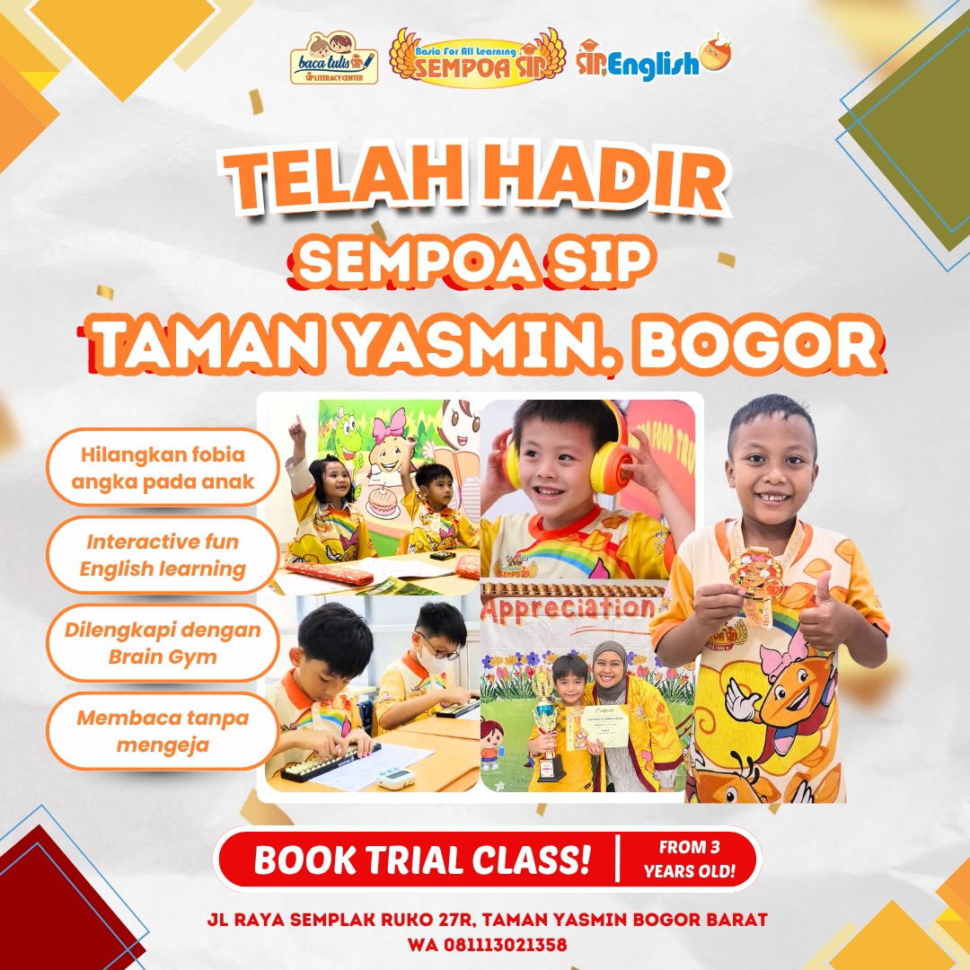 Sempoa SIP Group Taman Yasmin Bogor Facebook ad: Now Open, Sempoa SIP Group Taman Yasmin Bogor!