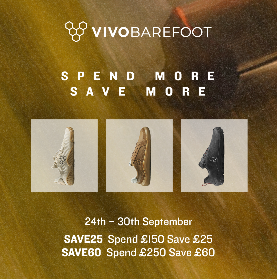 Vivobarefoot Facebook ad: Ends 1st October