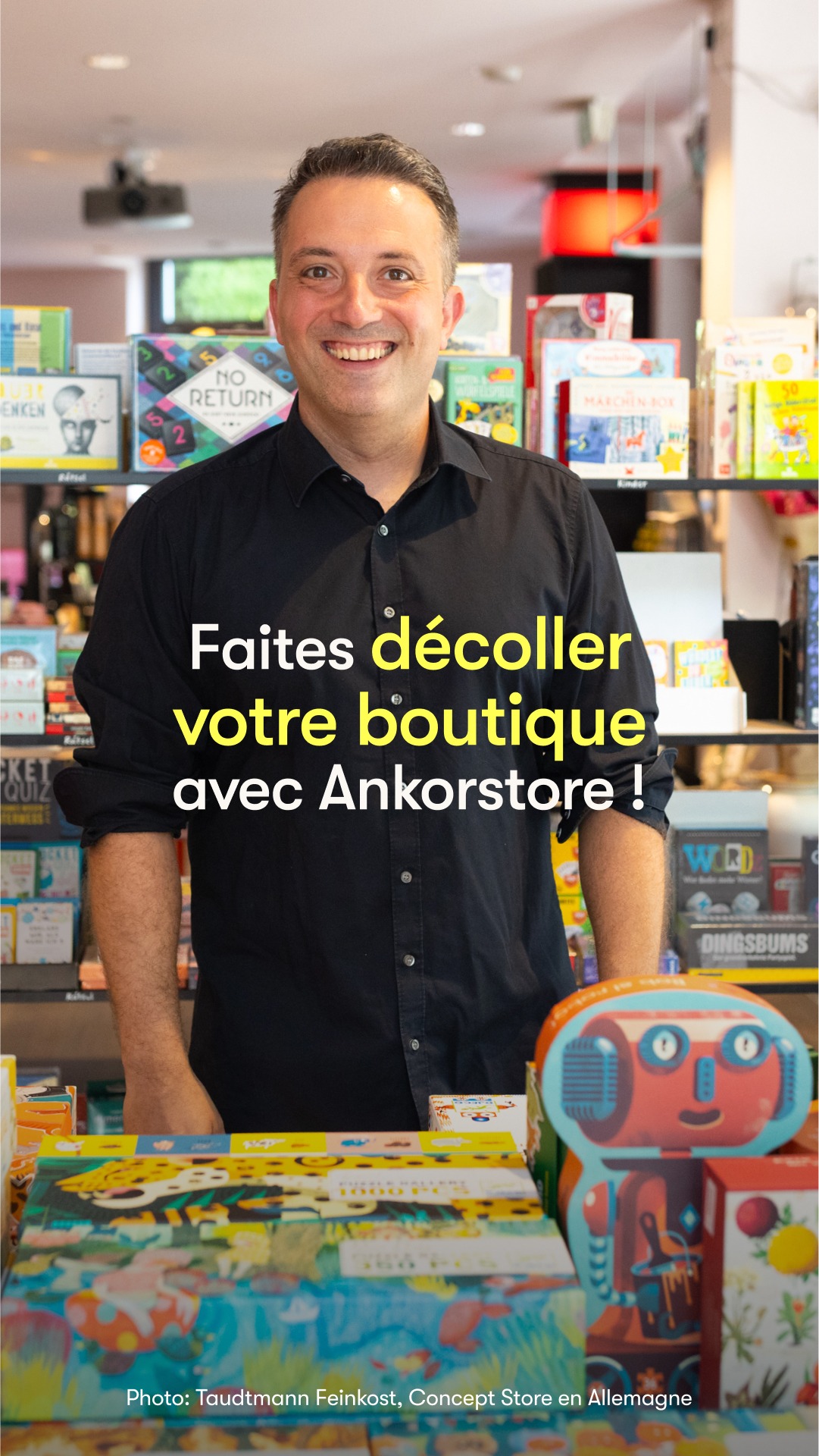 Ankorstore Facebook ad from Sep 18, 2025