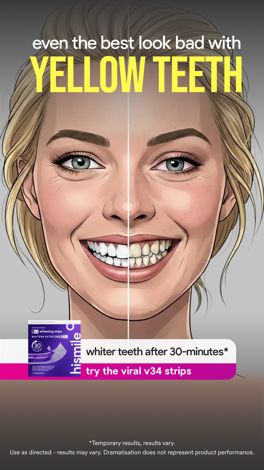 Hismile Facebook ad