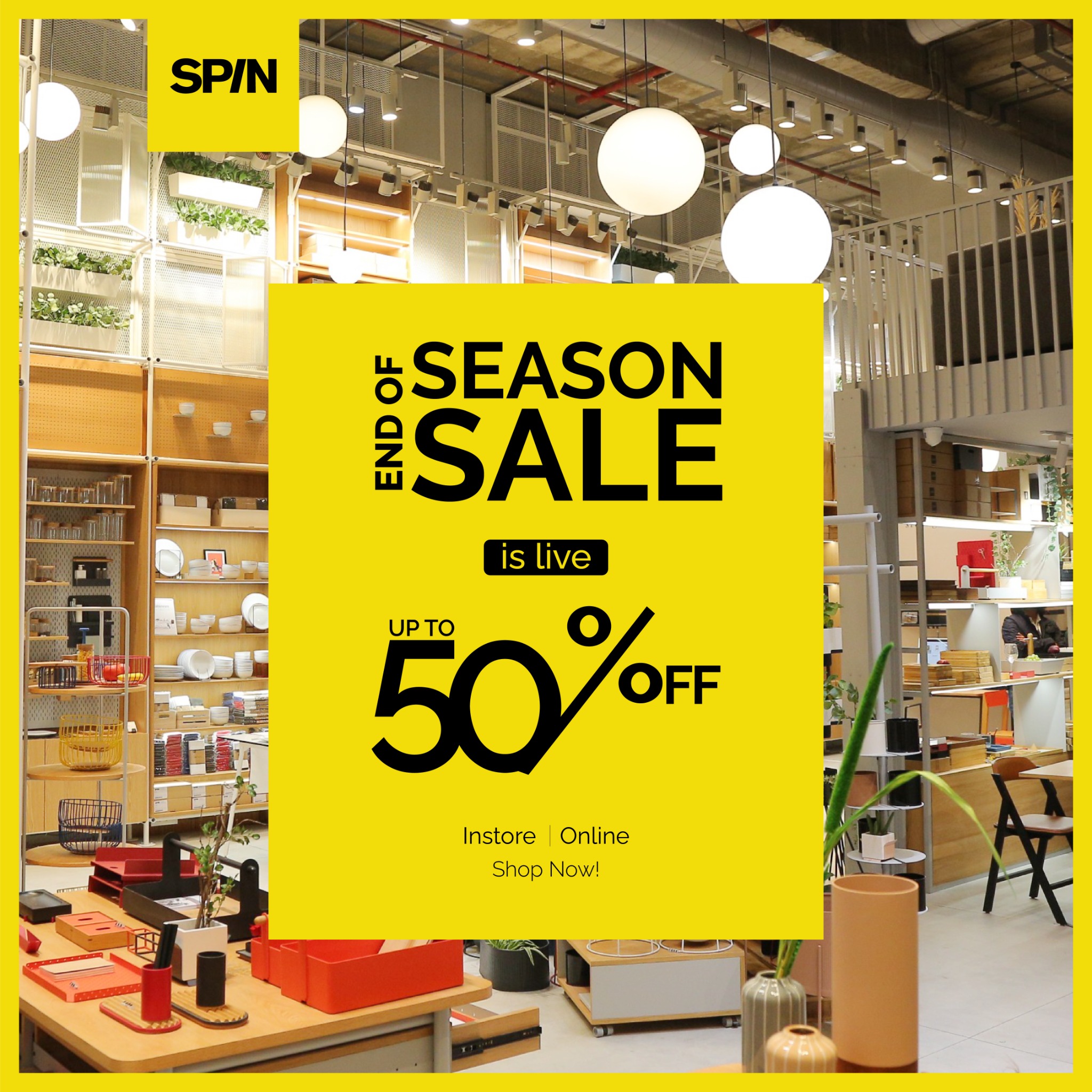 SPIN Facebook ad: Every space has a missing piece.