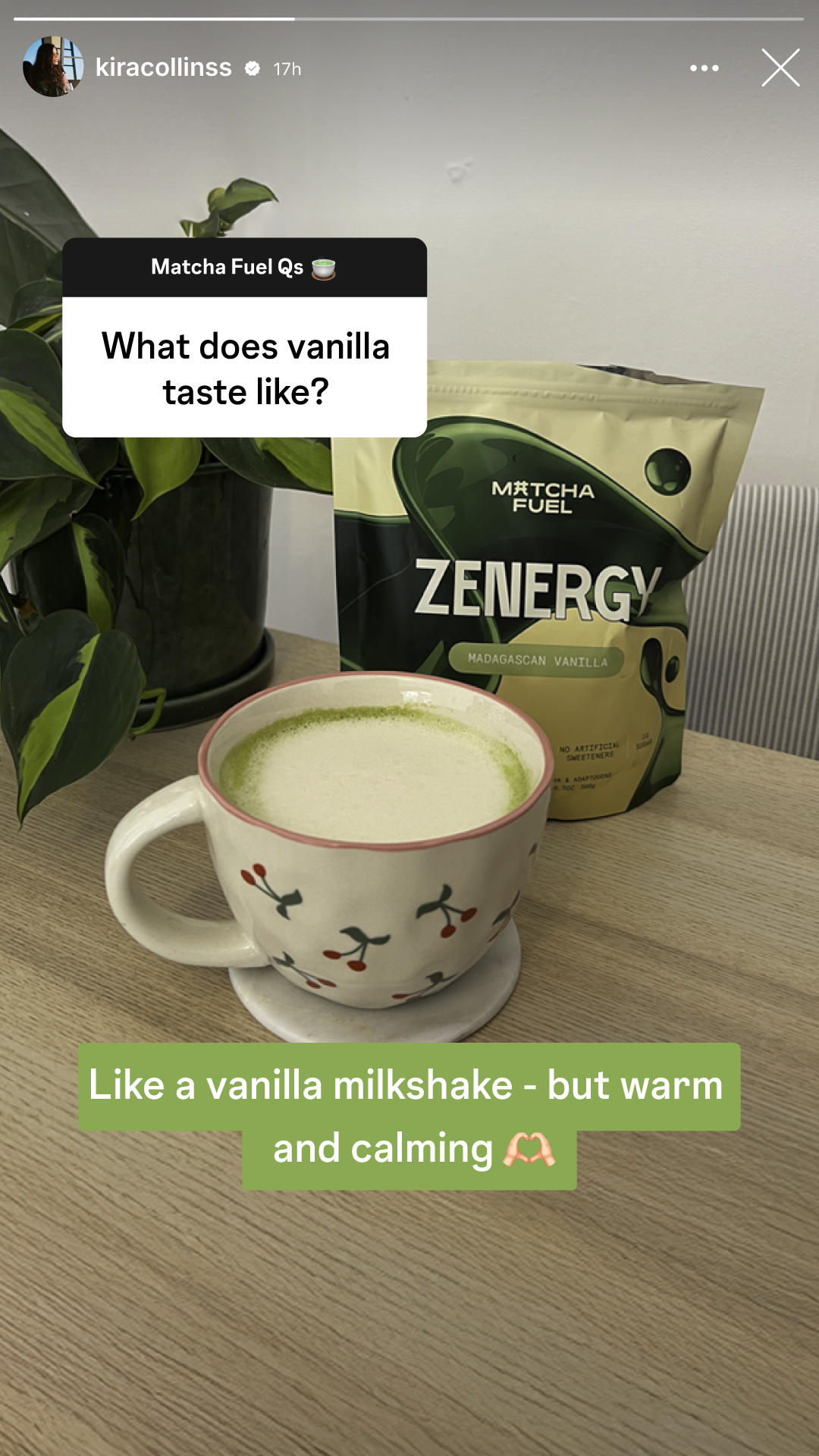 Matcha Fuel Facebook ad
