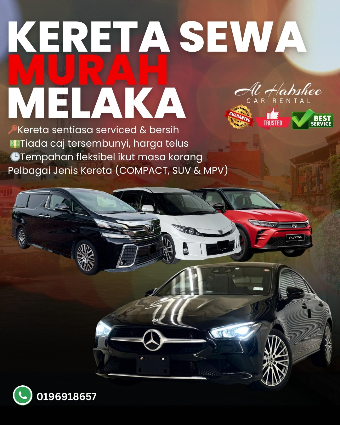 Al Habshee Car Rental Facebook ad
