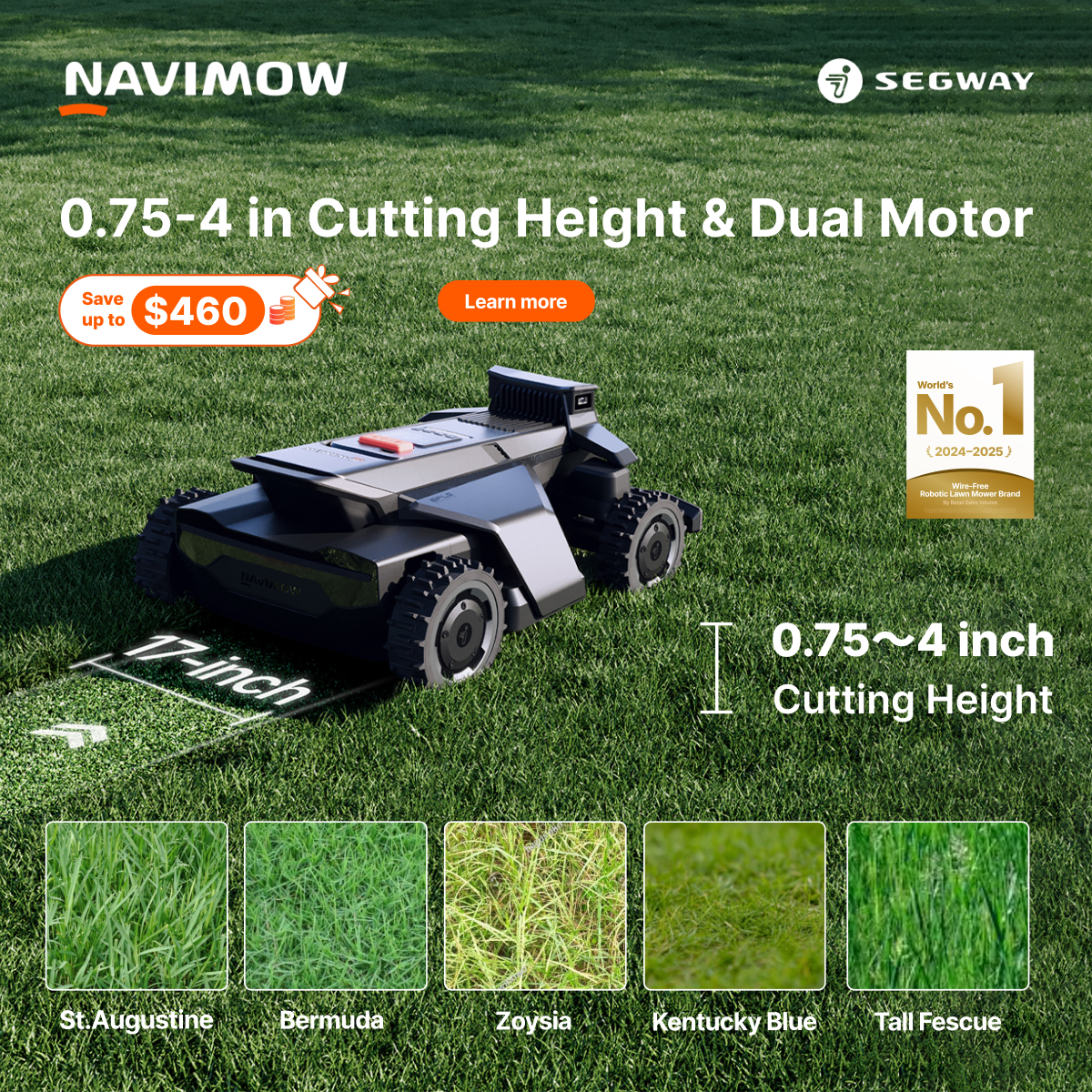 Segway Navimow Facebook ad from Jun 23, 2026