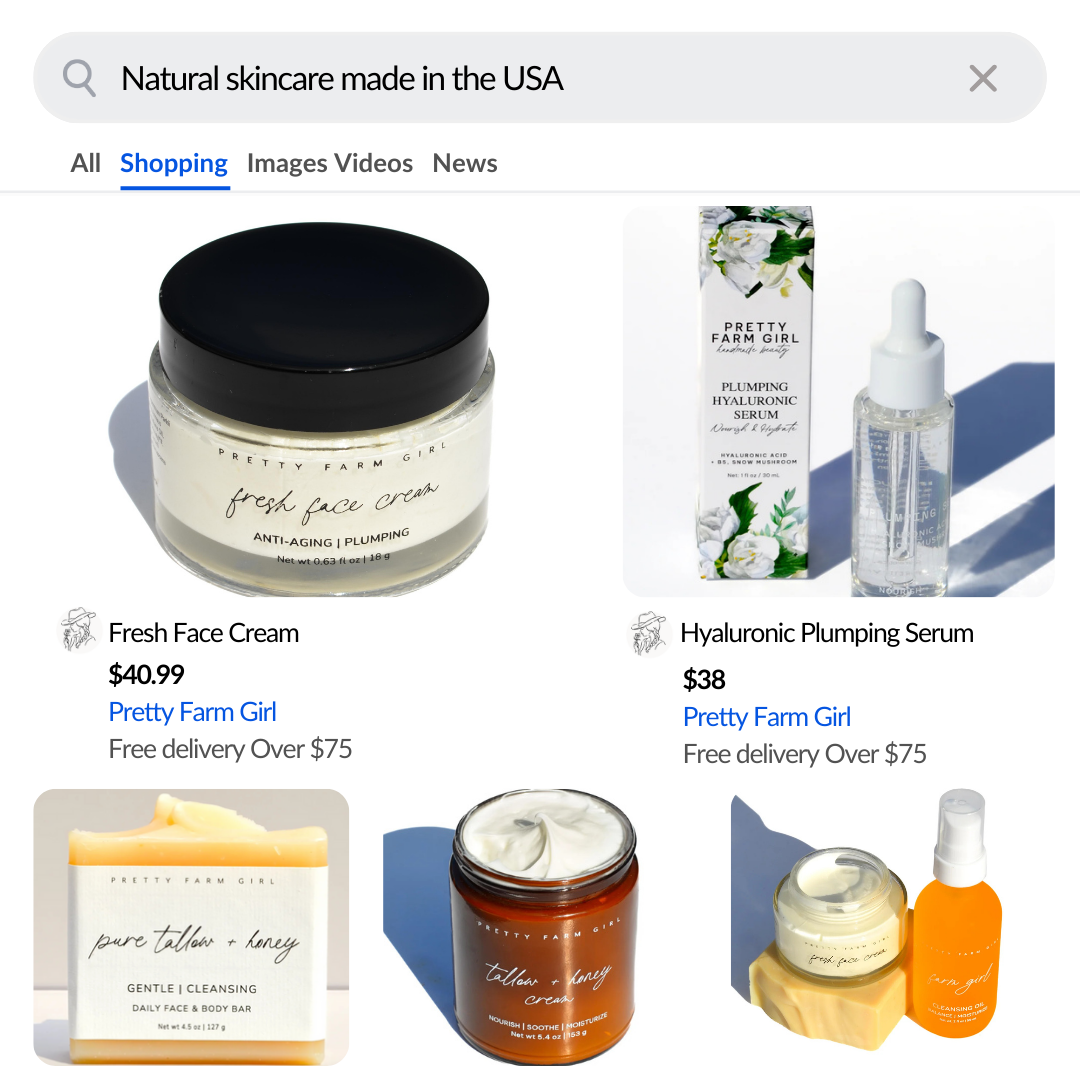 Pretty Farm Girl Facebook ad