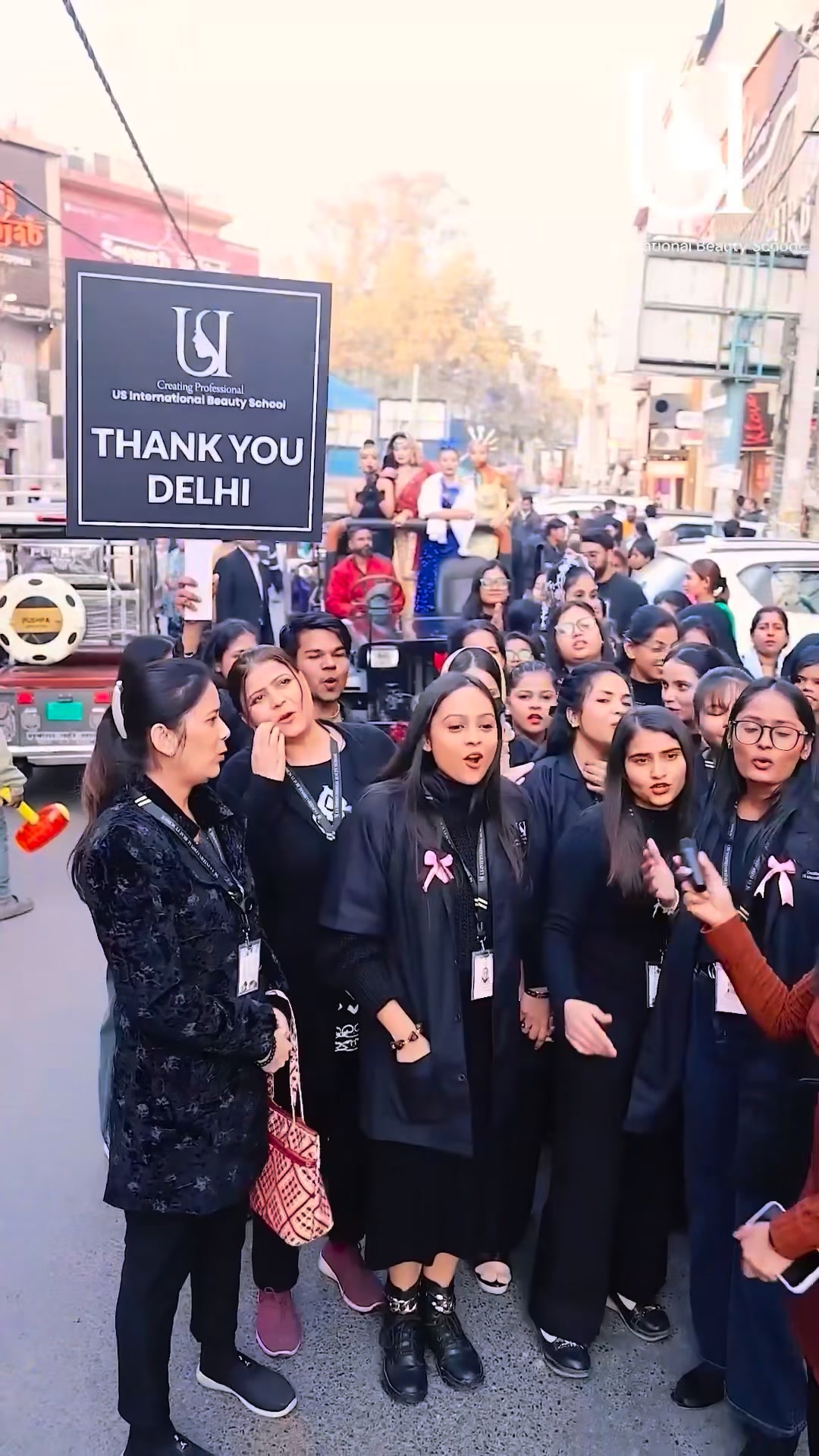 US International School Of Professional Beauty Facebook ad: Chat With Us