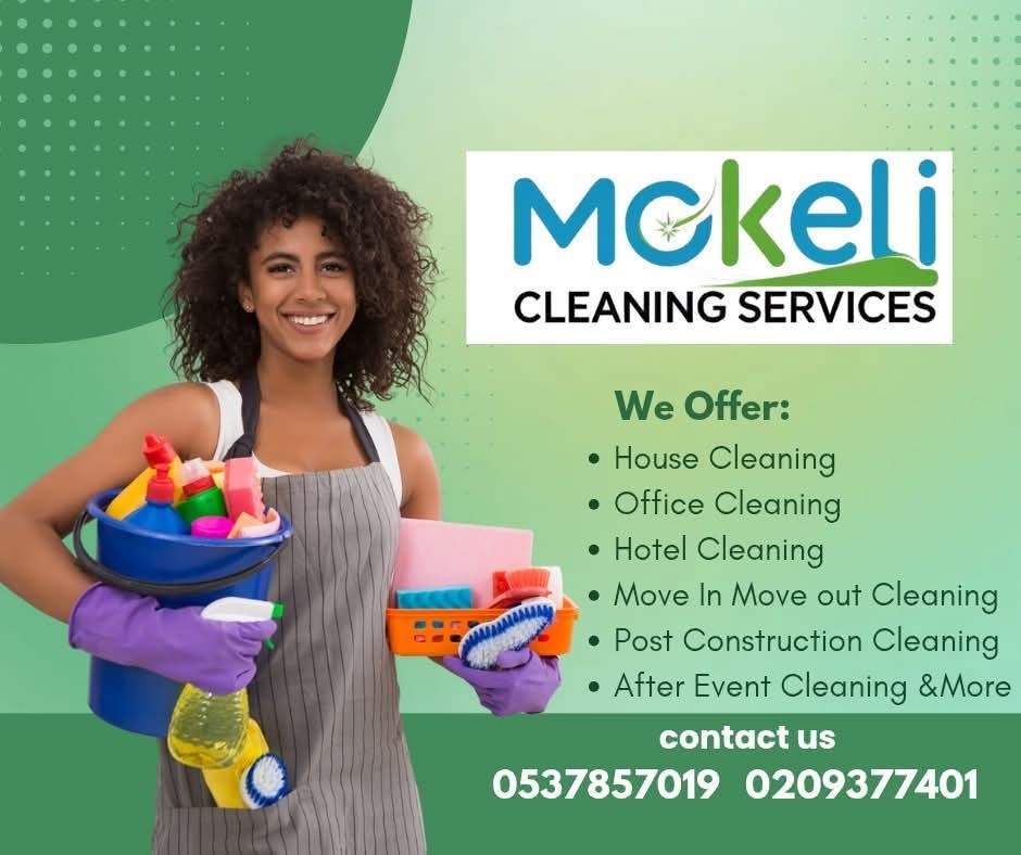 Mokeli Cleaning Services Facebook ad: We clean your way