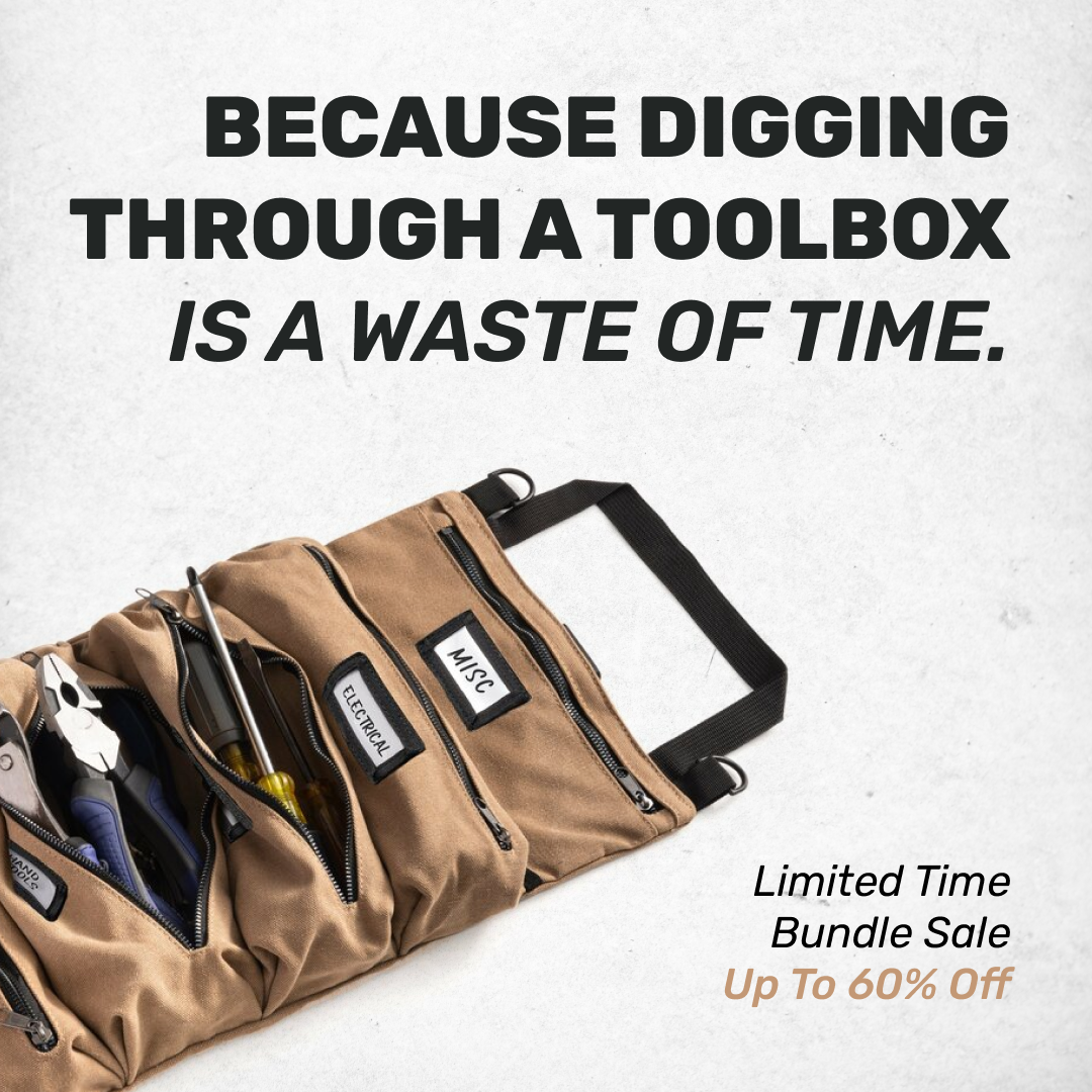 The Tool Roll Facebook ad: Bundle and Save with the Ultimate Tool Roll