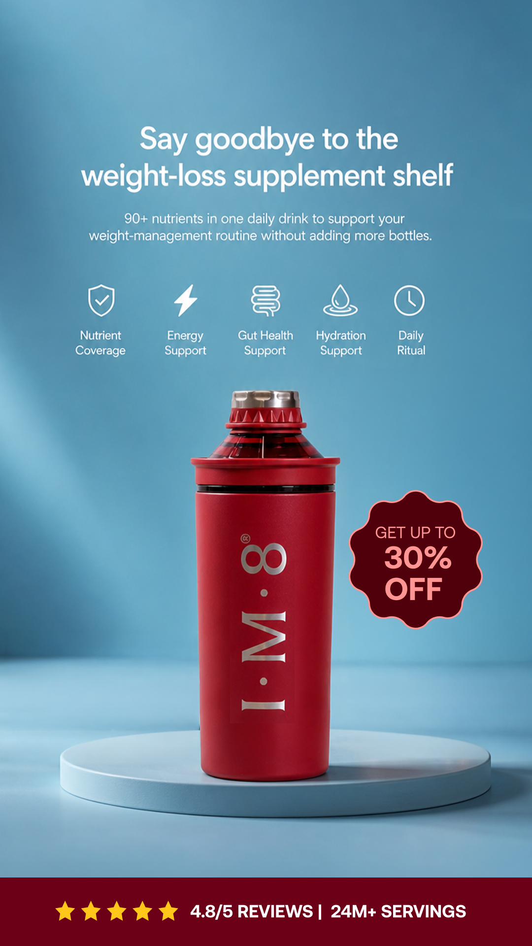 IM8 Health Facebook ad