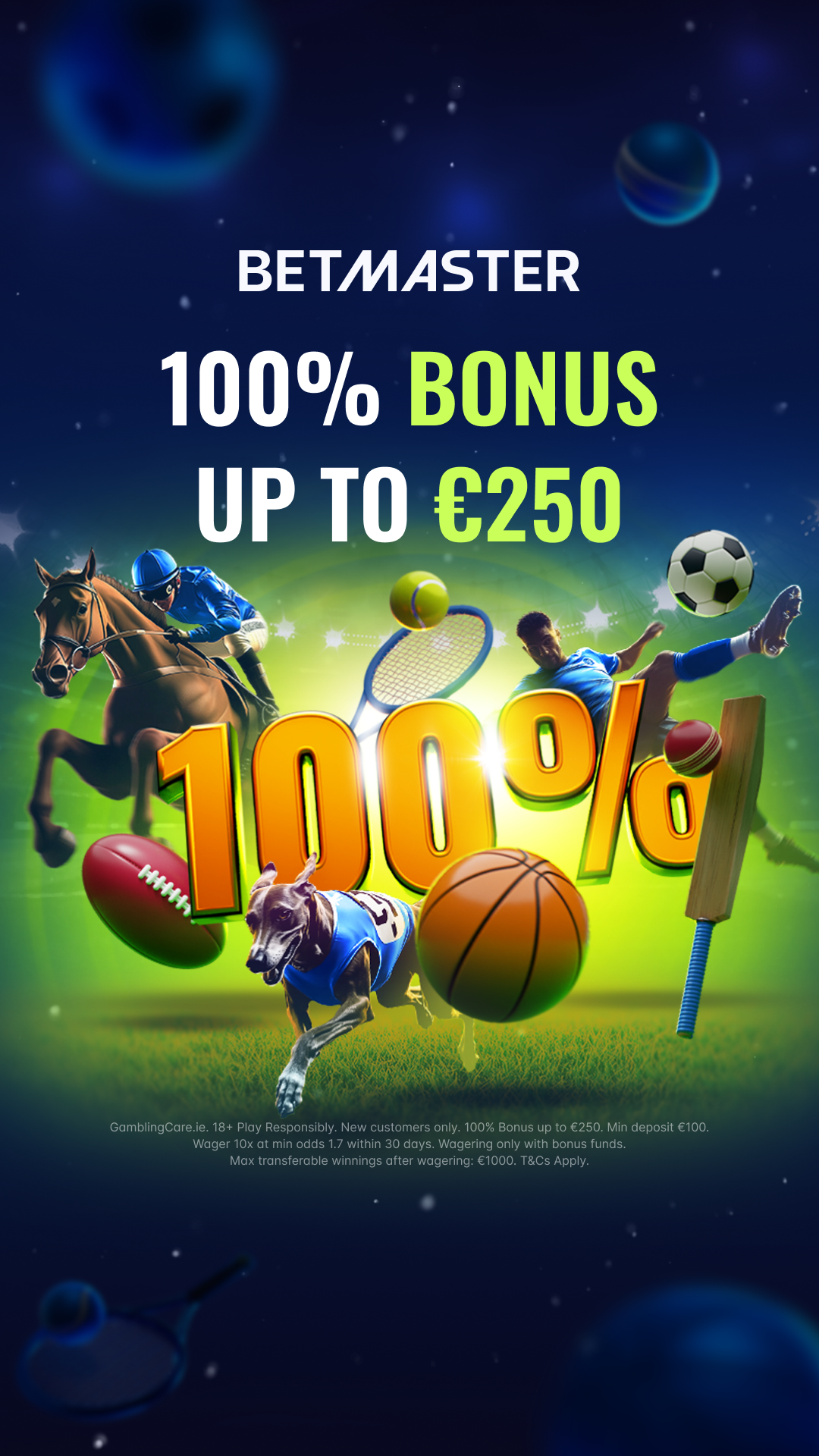 Betmaster Ireland Facebook ad