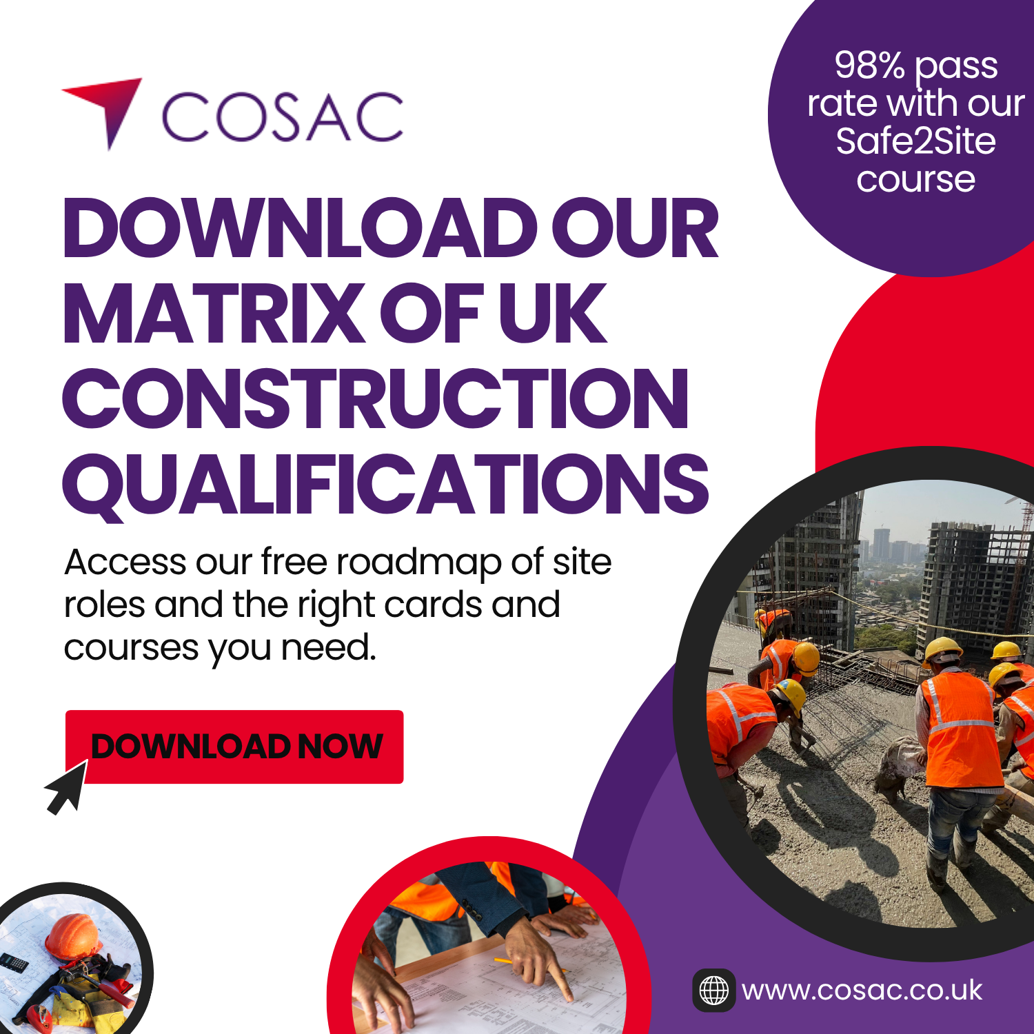 COSAC - The Compliance & Skills Academy Ltd Facebook ad: Download your free matrix today!