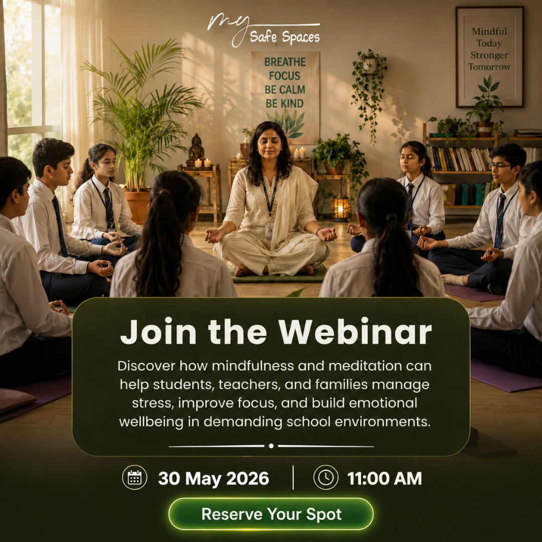 My Safe Spaces Facebook ad: Meditation for Emotional Wellness