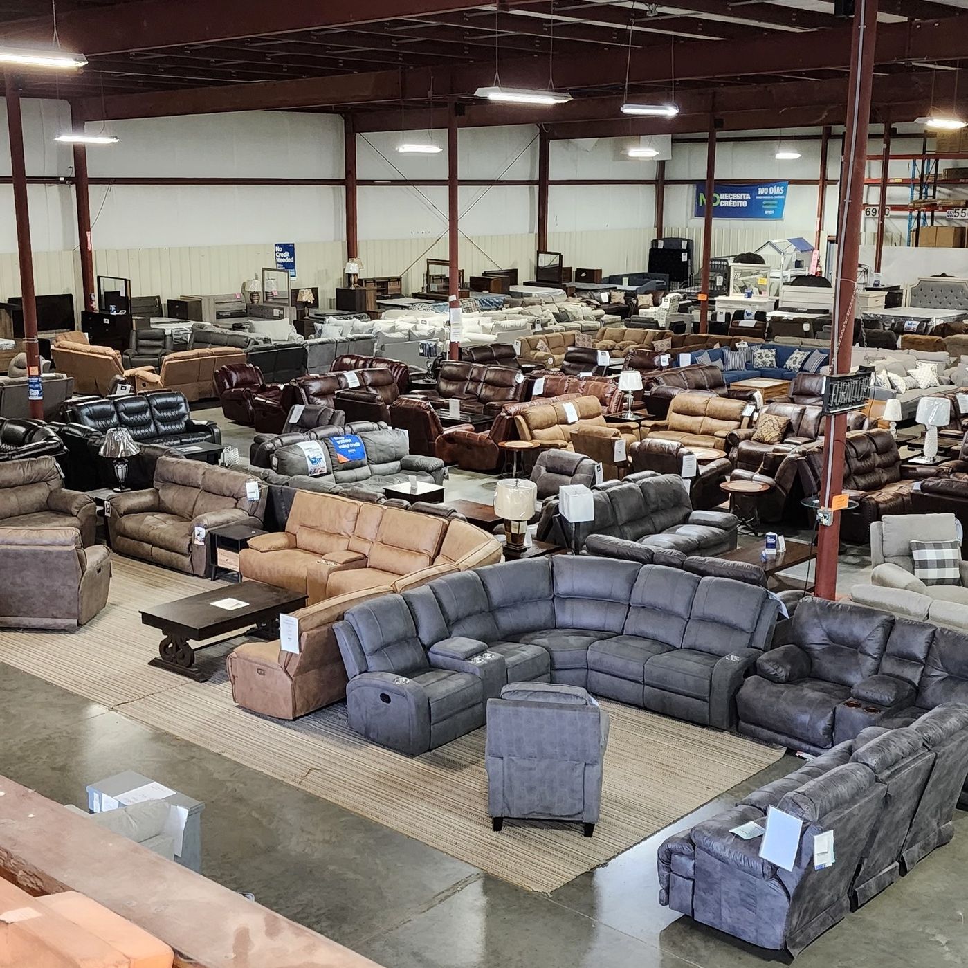 Furniture Warehouse Facebook ad