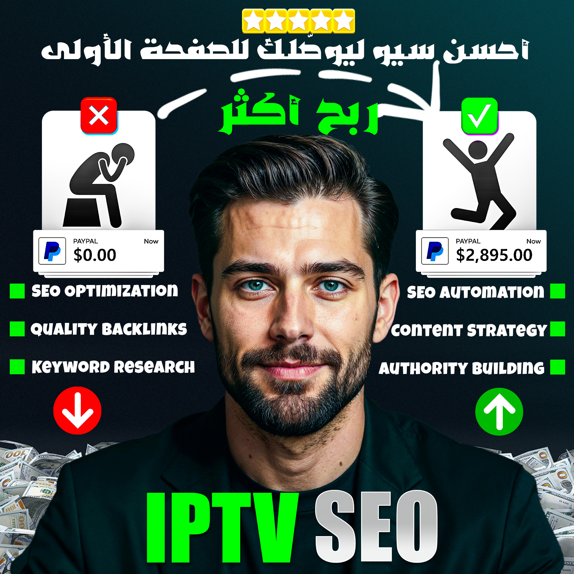 Sky Vision Agency Facebook ad: باغي تزيد الترافيك ديال موقع IPTV ديالك وماعارفش…