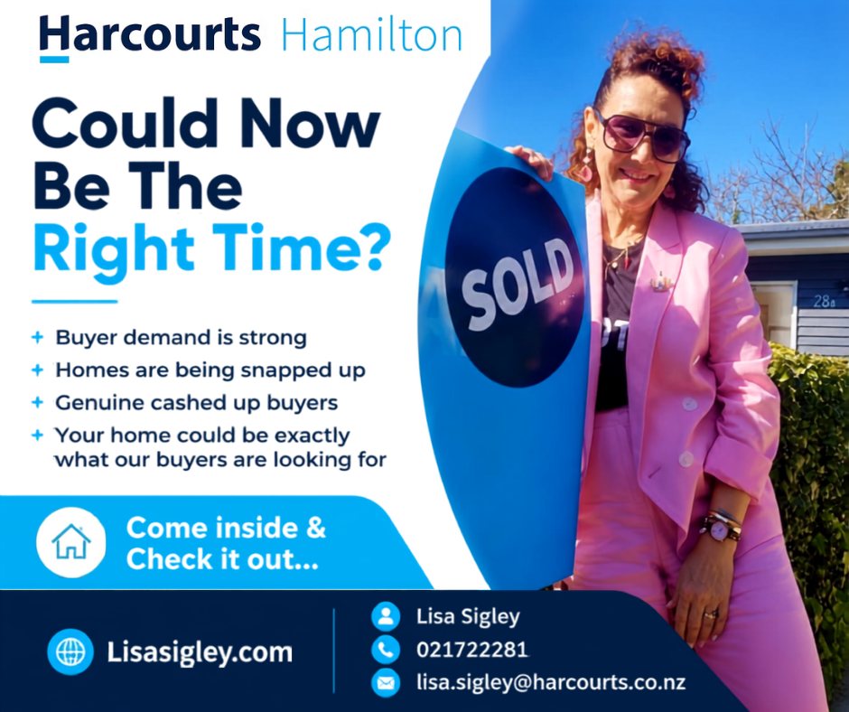 Lisa Sigley - Harcourts Hamilton Facebook ad: Lisa Sigley Real Estate Salesperson in Hamilton