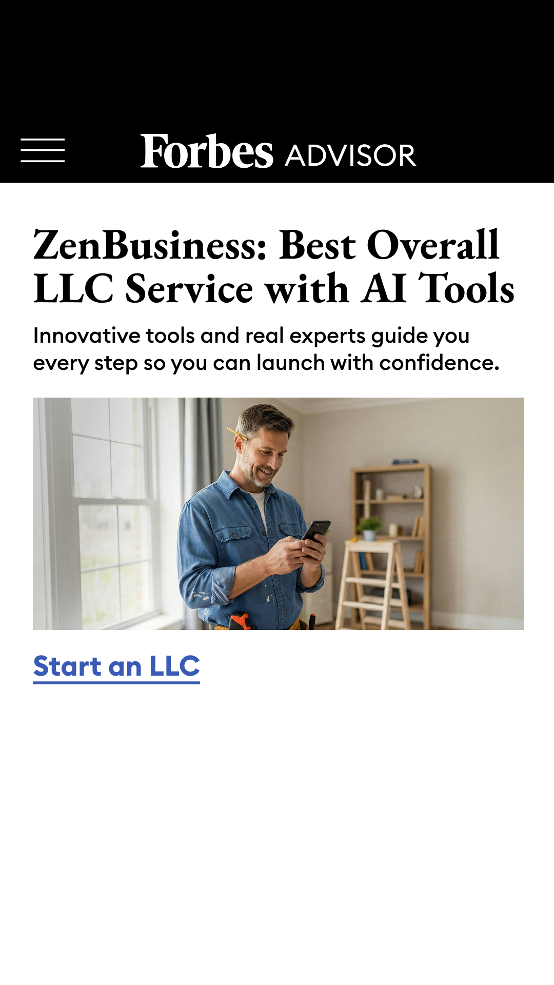 Forbes Advisor Facebook ad