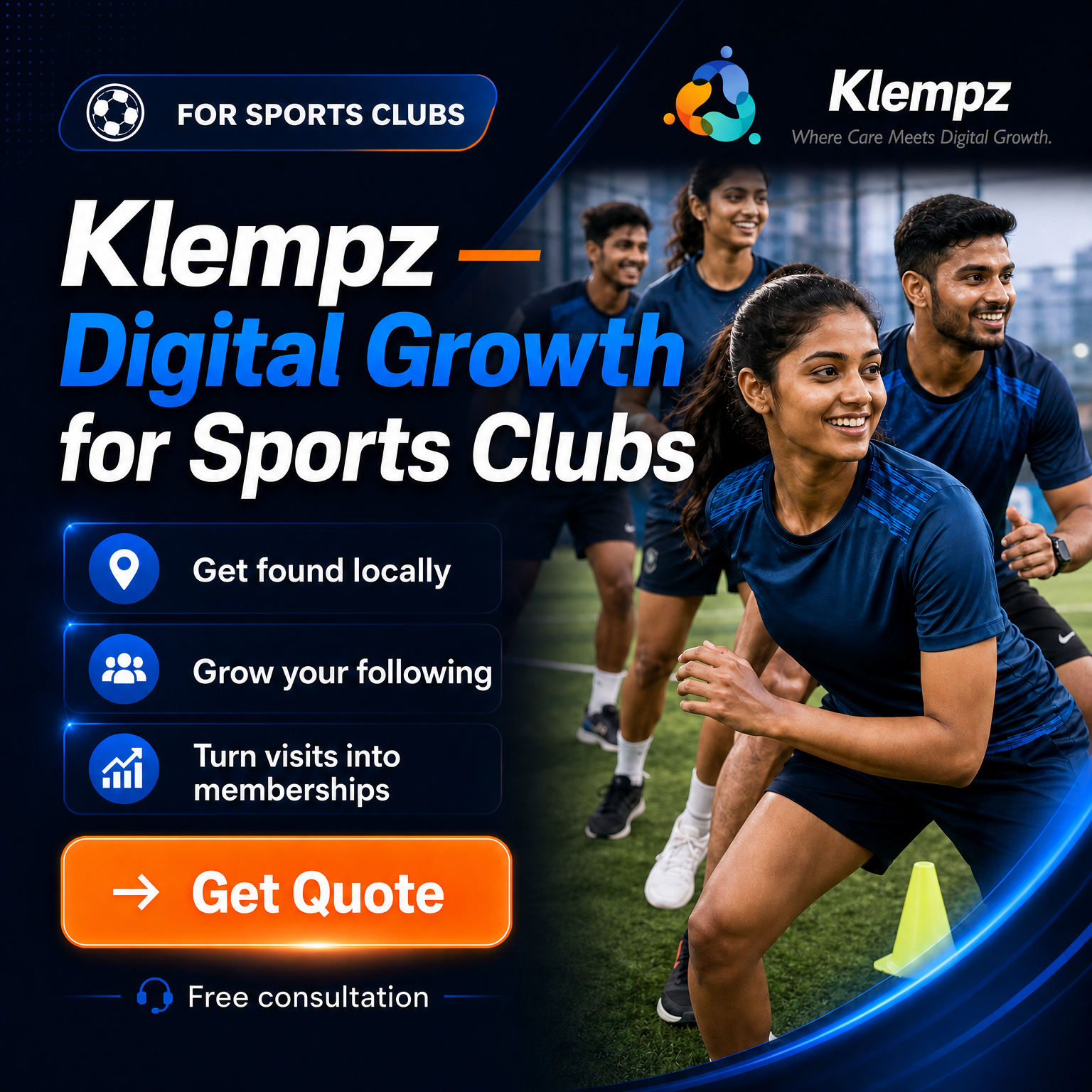 Klempz - Health & Wellness Marketing Facebook ad: Klempz, Where Sports Clubs Grow Online