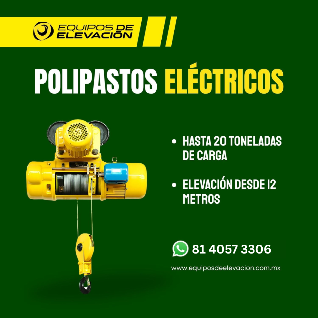 Equipos de Elevación Monterrey Facebook ad: ¡Aumenta la eficiencia y prioriza la seguridad con…