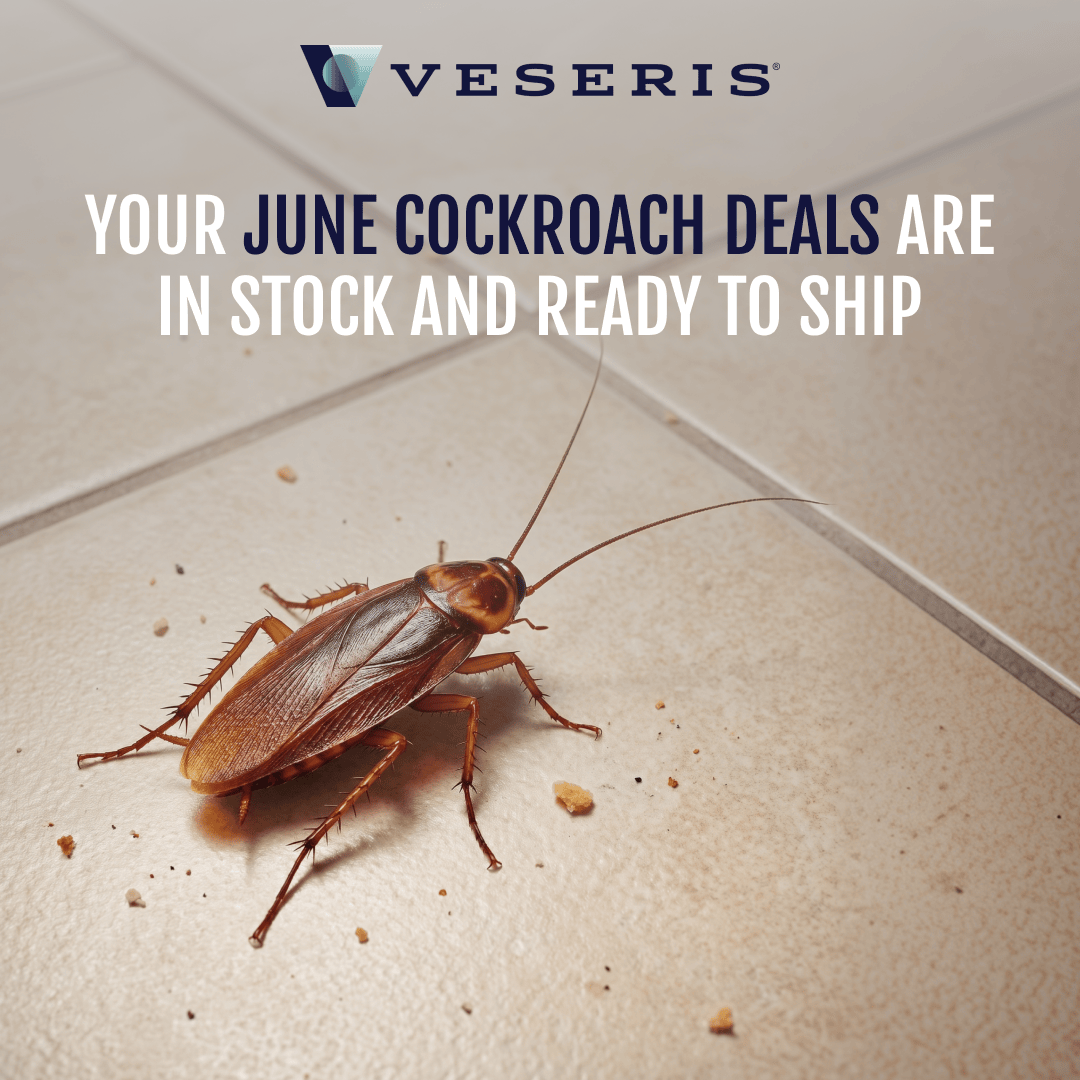 Veseris Facebook ad: Stock Up and Save, June Cockroach Promos Are Here Big…