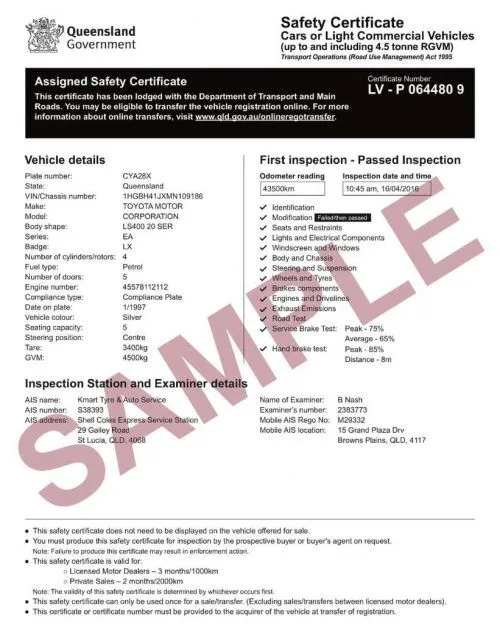 Tick it Roadworthies Facebook ad: $139 Mobile Roadworthy