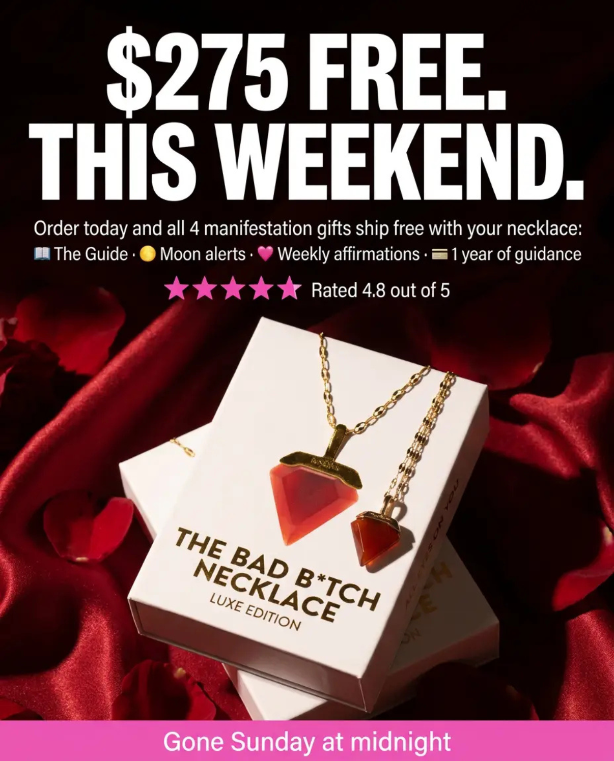 The Crystal Babes Facebook ad
