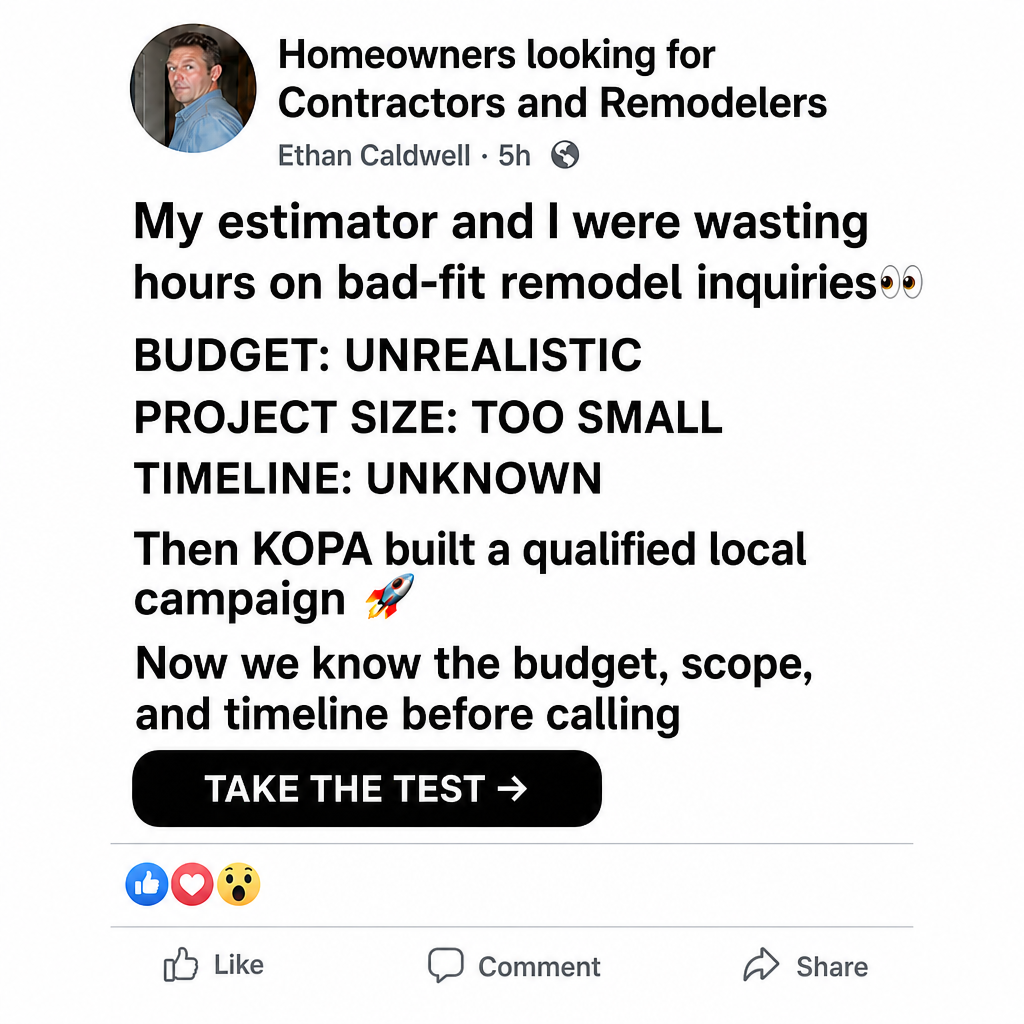 kopa.ai Facebook ad