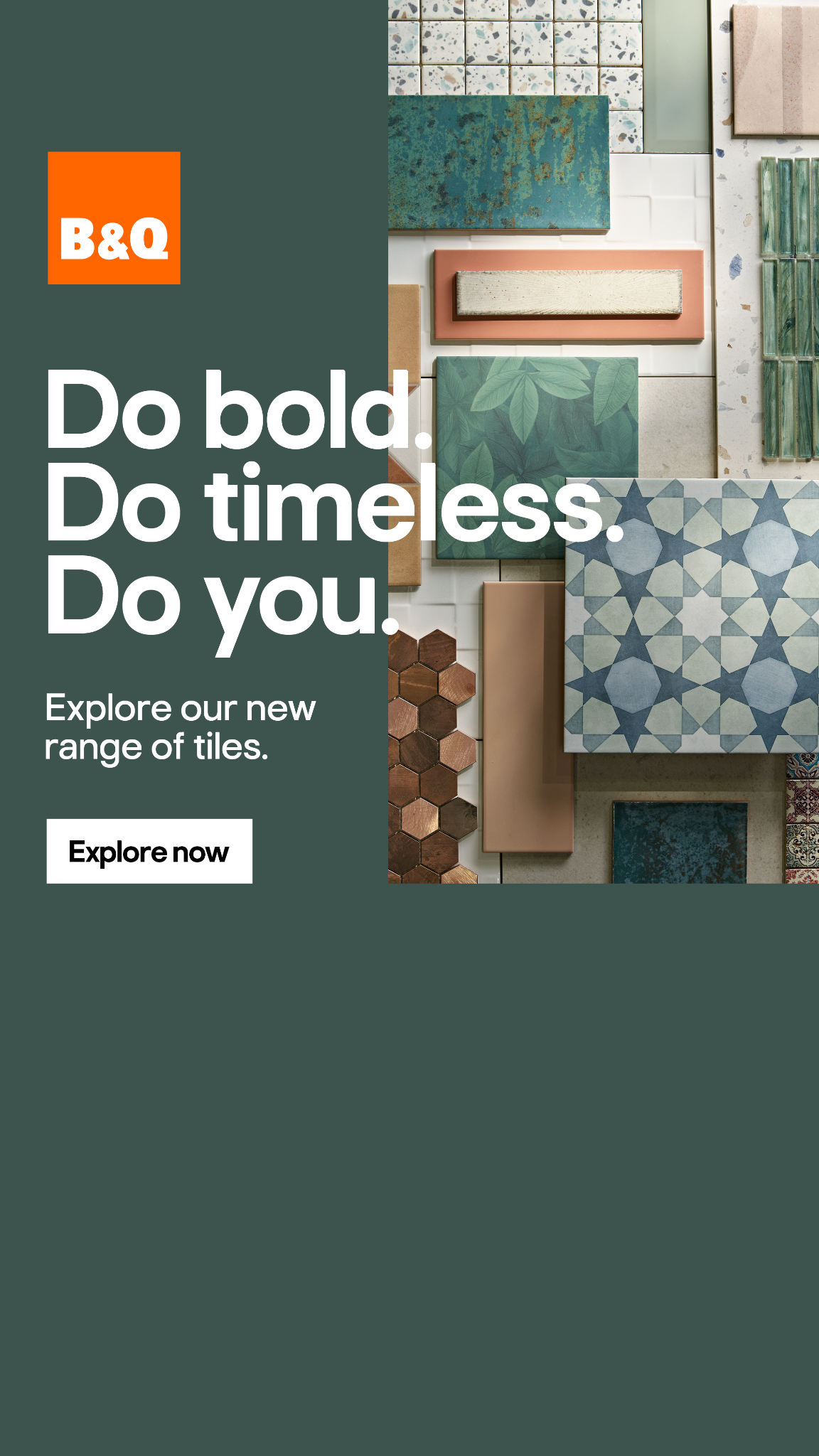B&Q Facebook ad