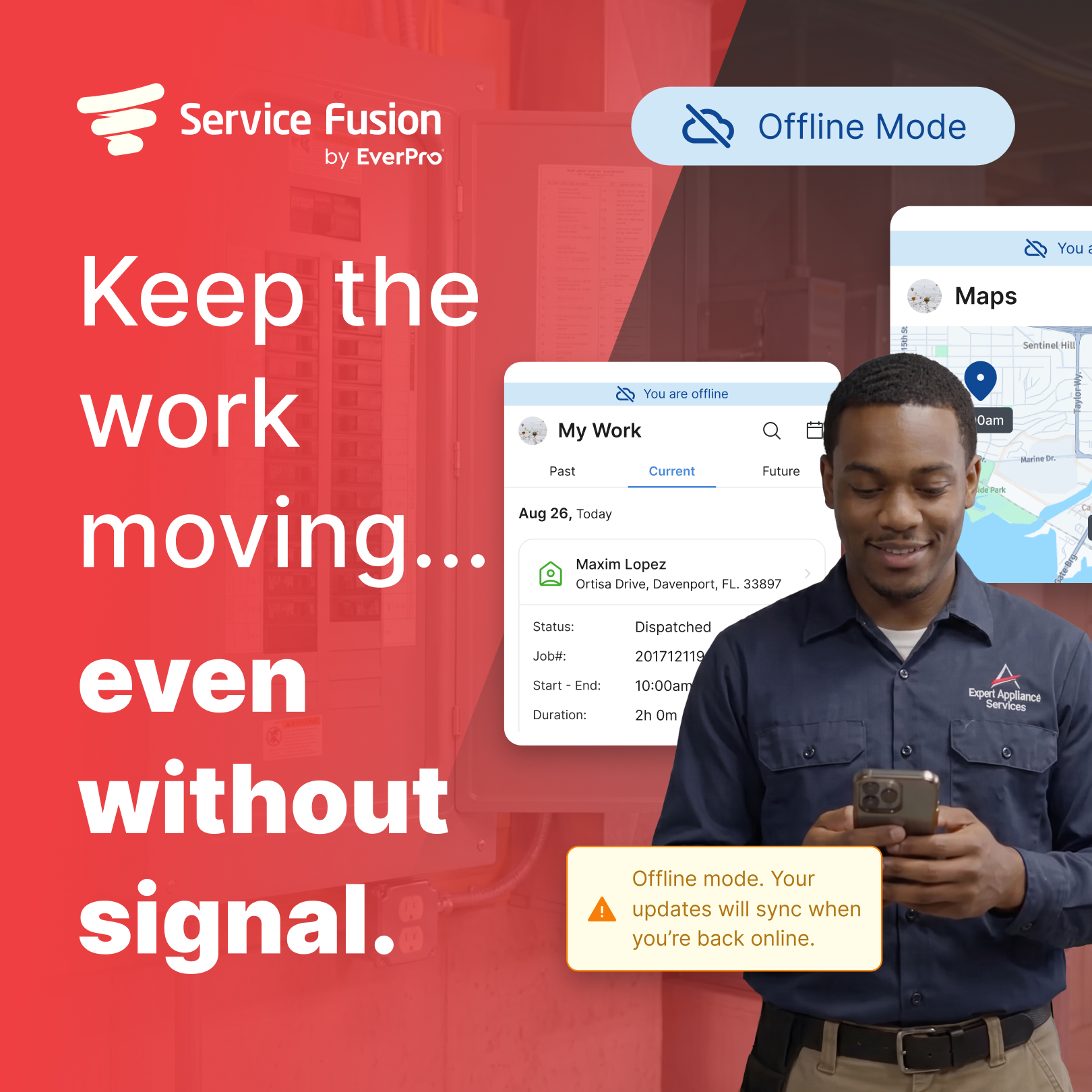 Service Fusion Facebook ad