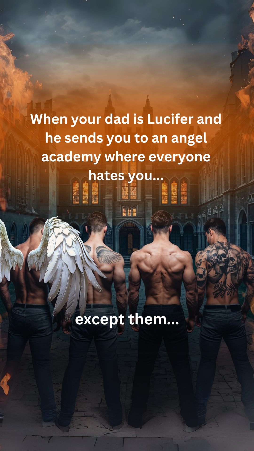 Paranormal Reverse Harem Romance Facebook ad