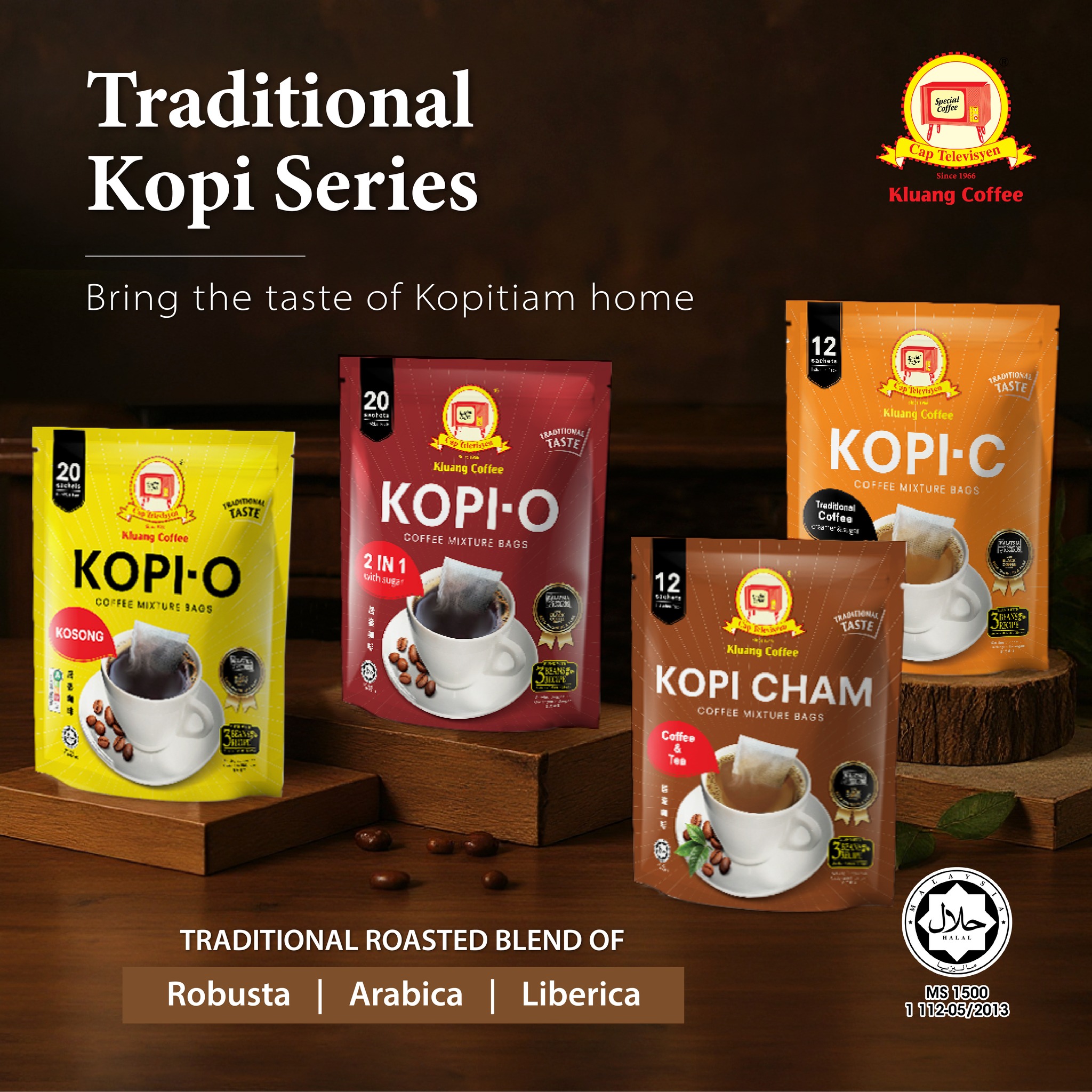 Kluang Coffee Cap Televisyen Facebook ad