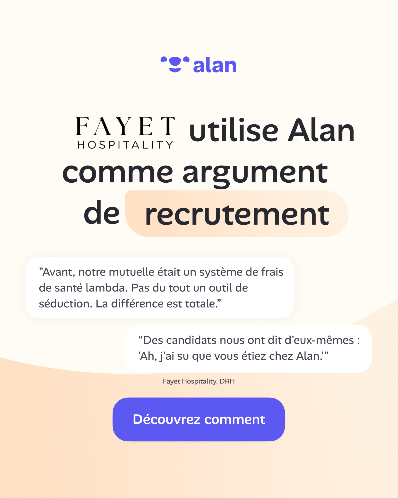 Alan Facebook ad: Découvrez tous les avantages Alan