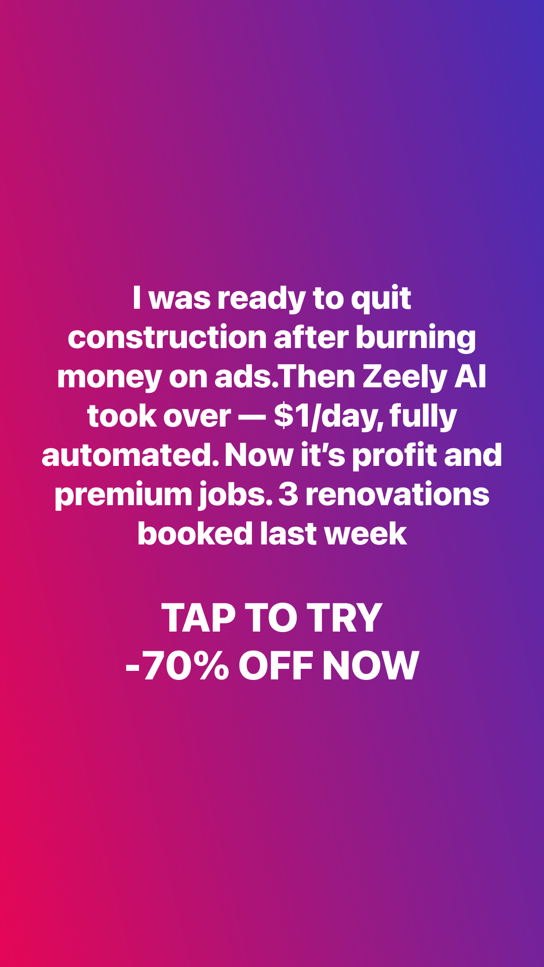 Zeely Facebook ad