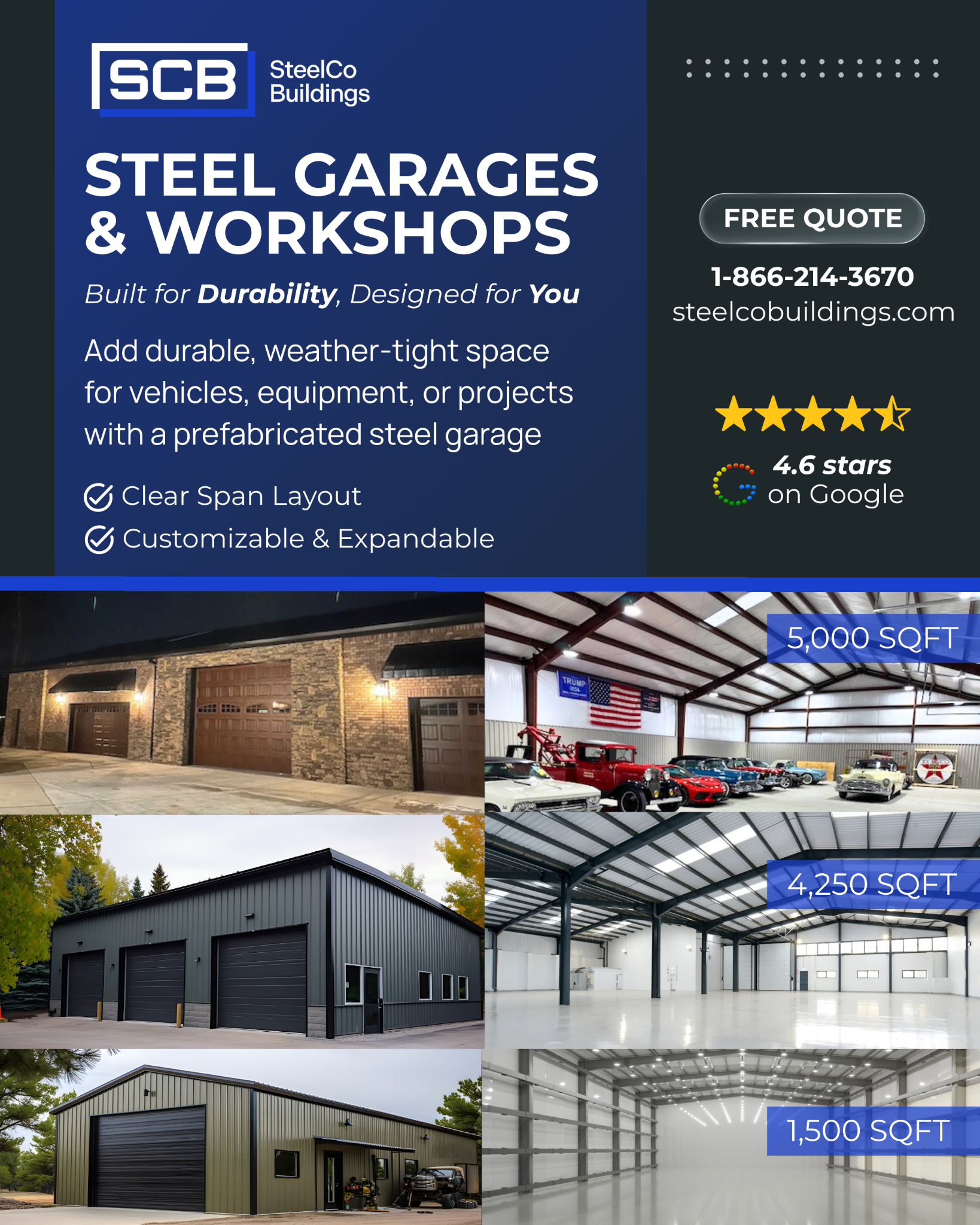 SteelCo Buildings, Inc. Facebook ad