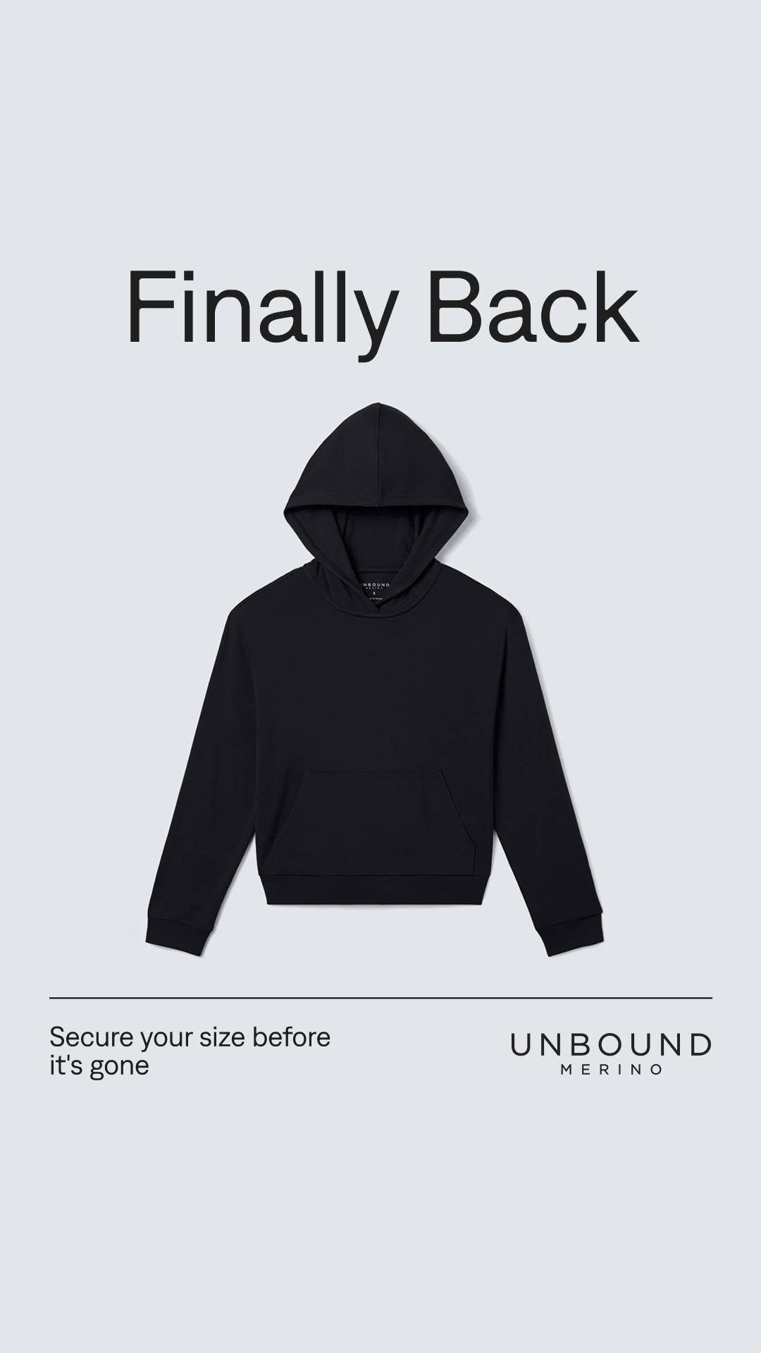 Unbound Merino Facebook ad