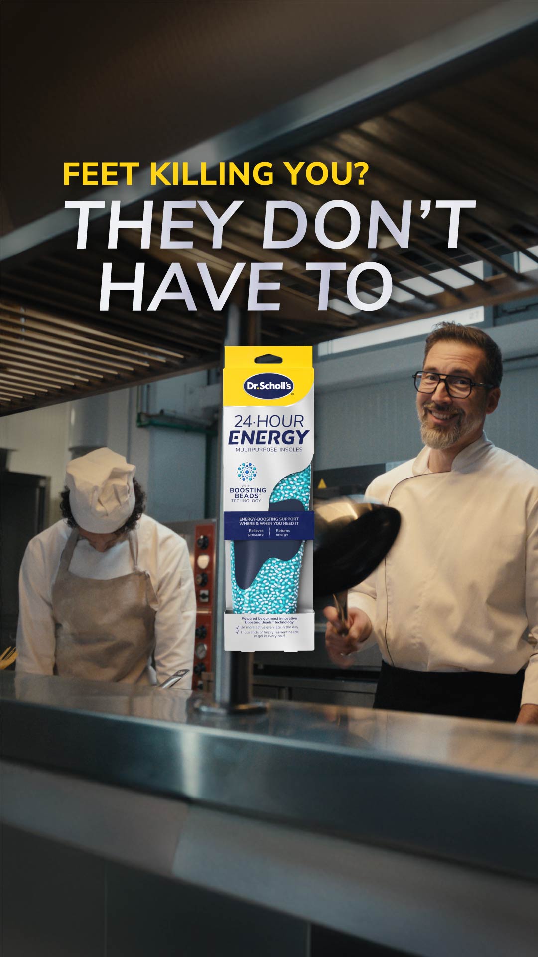 Dr. Scholl's Facebook ad