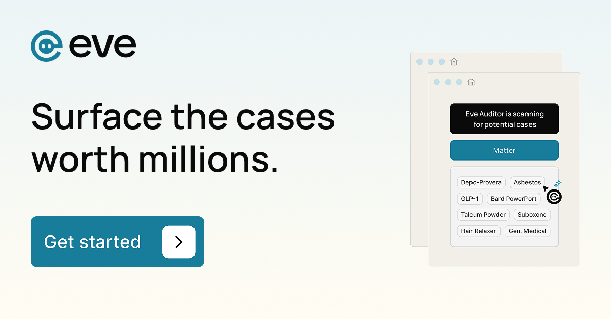 Eve Legal Facebook ad