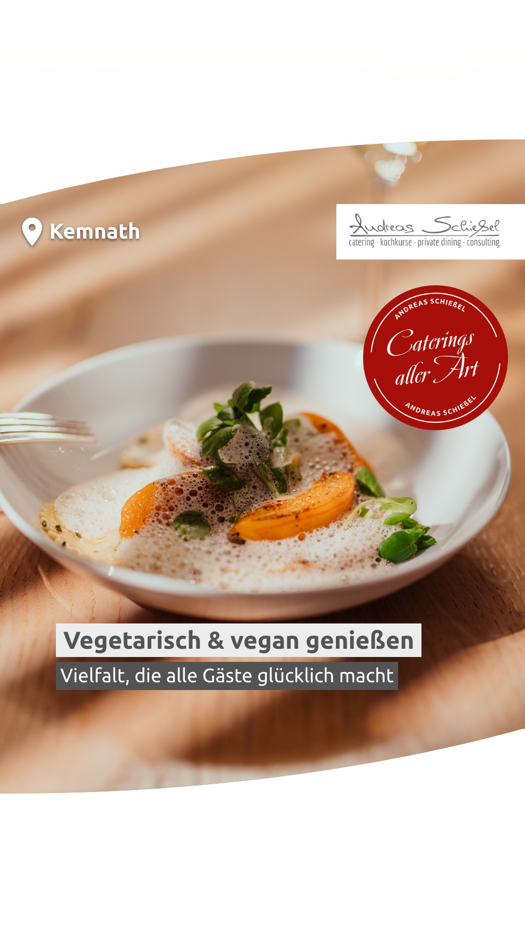 Andreas Schießel Catering Facebook ad from Jul 14, 2026