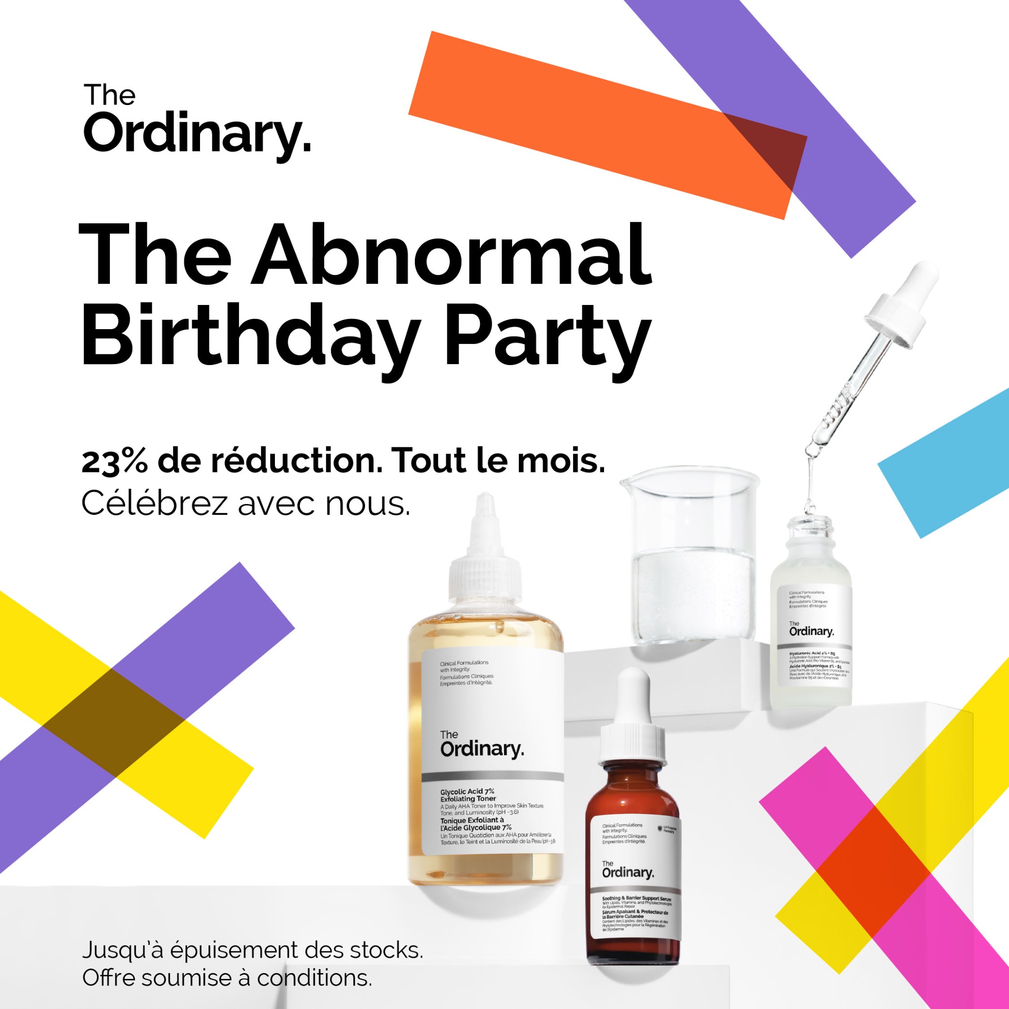 The Ordinary Facebook ad