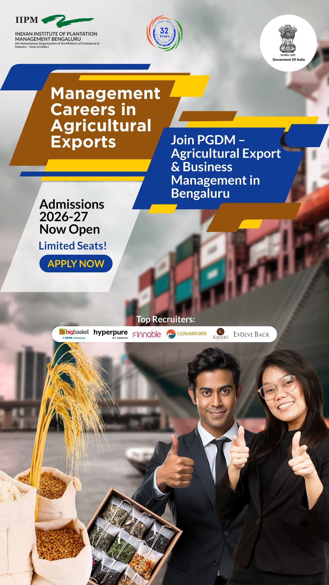 Indian Institute of Plantation Management, Bangalore - IIPMB Facebook ad