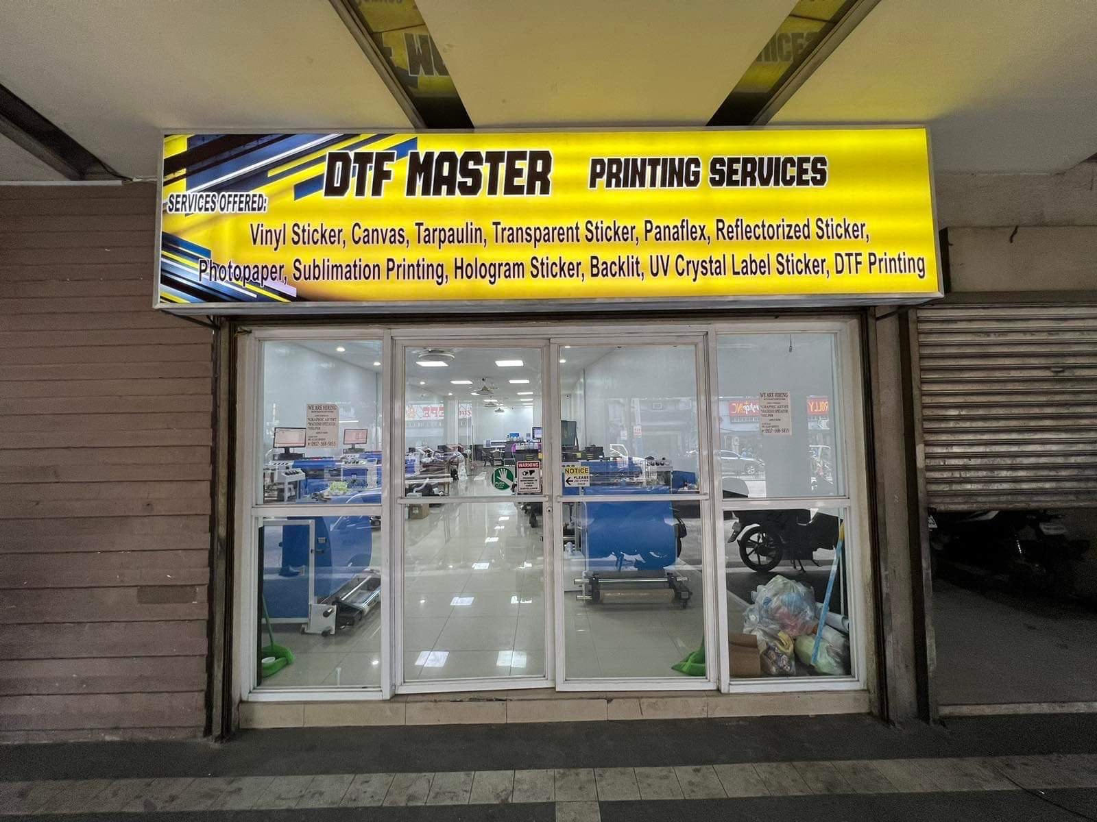 DTF master printing services Facebook ad: digital printing services