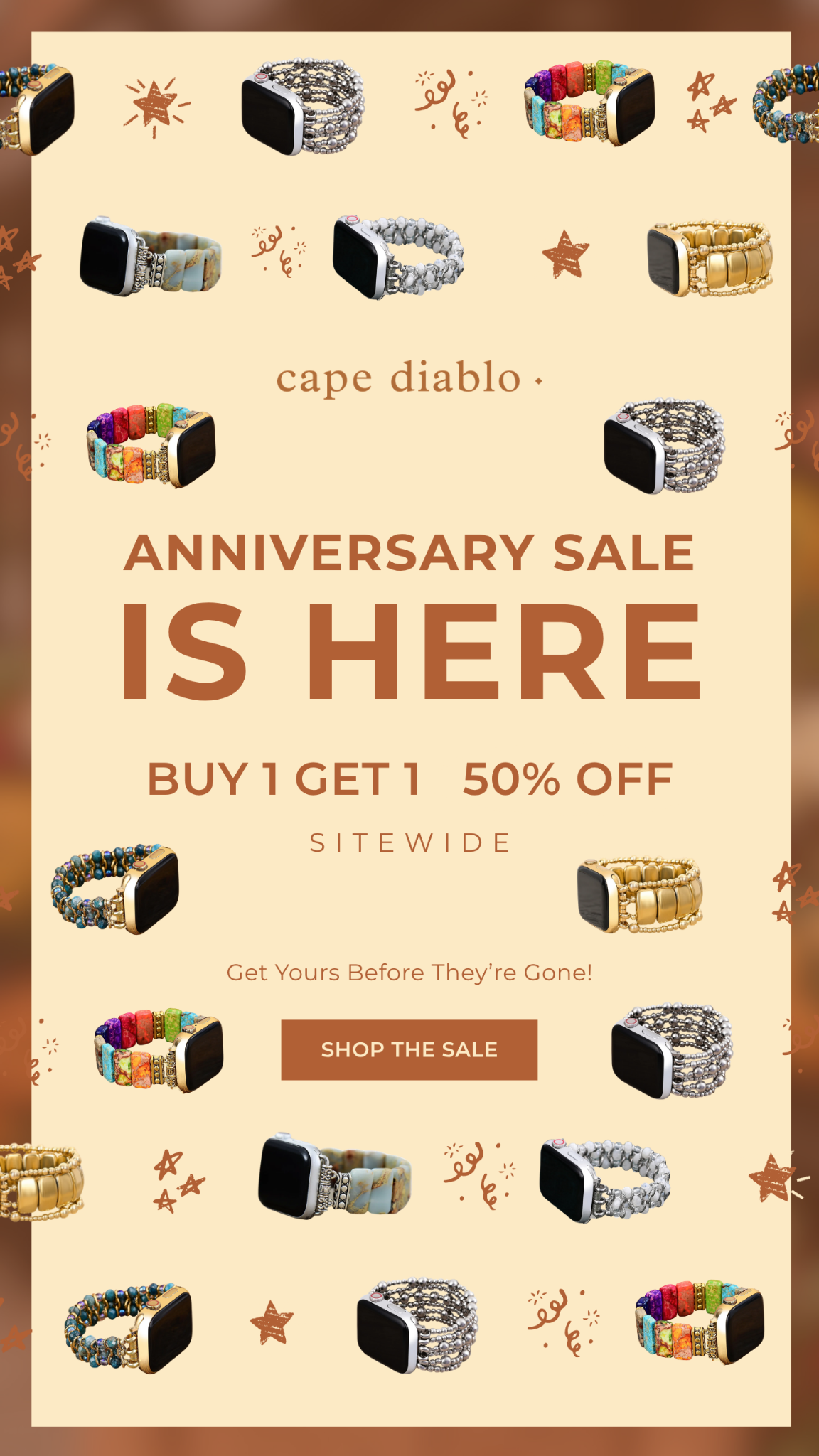 Cape Diablo Facebook ad: BUY 1, GET THE 2ND 50% OFF