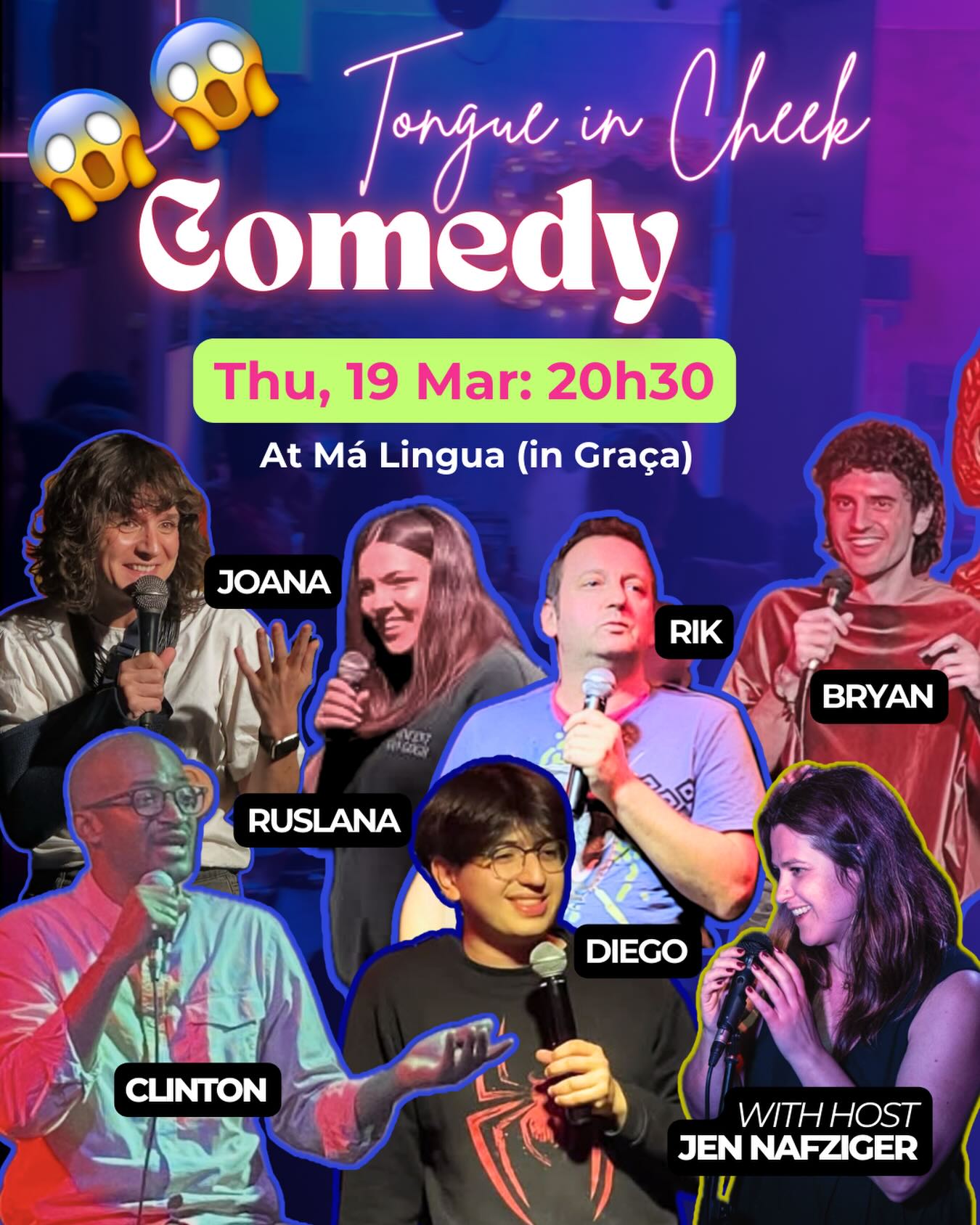 cheekcomedy Facebook ad: ENGLISH LANGUAGE COMEDY AT THE COOLEST VENUE IN…
