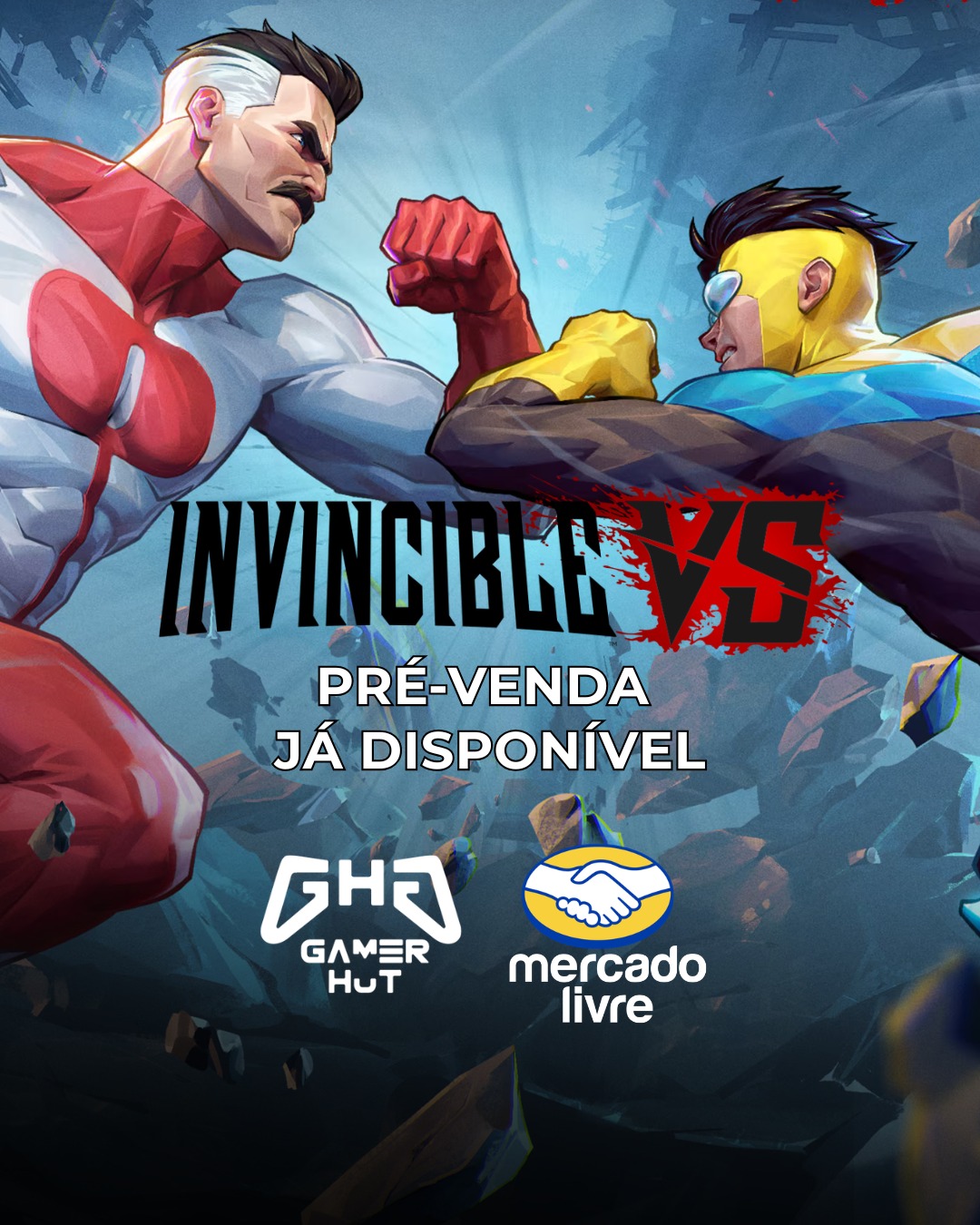 Gamer Hut Facebook ad: Heróis, rivalidades e batalhas épicas estão chegando!