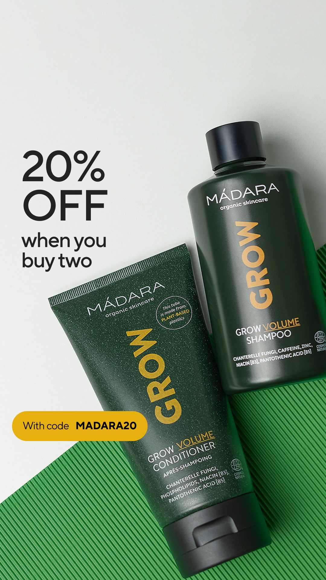 Mádara Organic Skincare Facebook ad