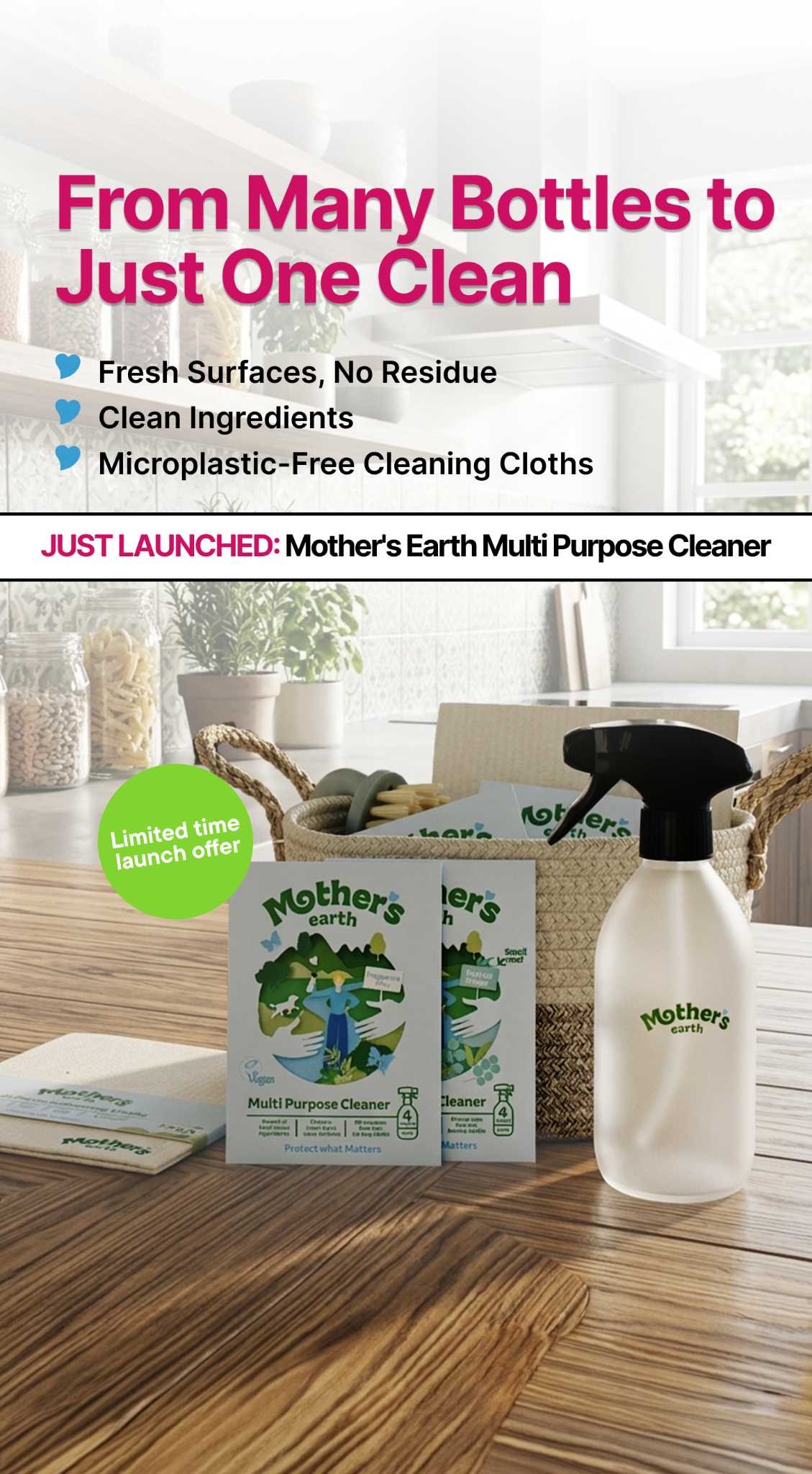 Mothers Earth Facebook ad