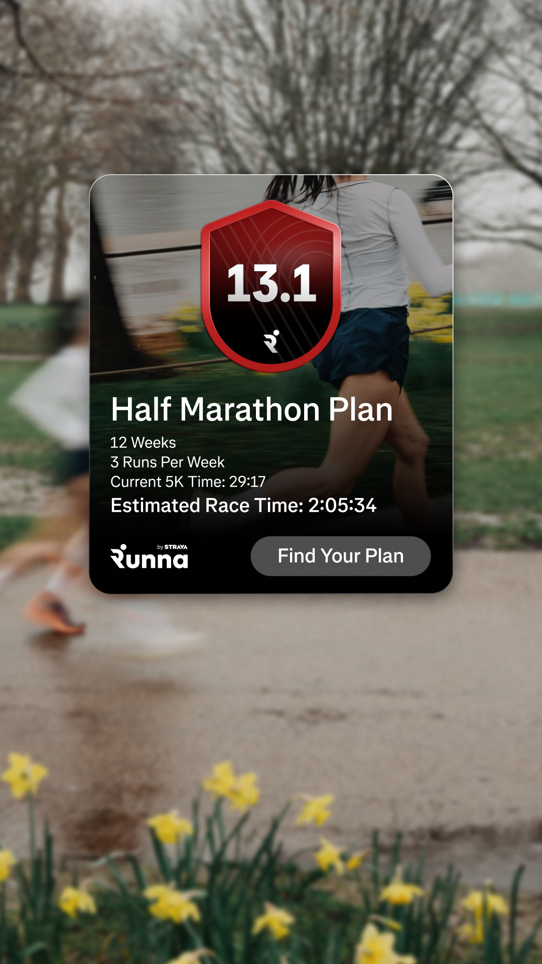 runna Facebook ad